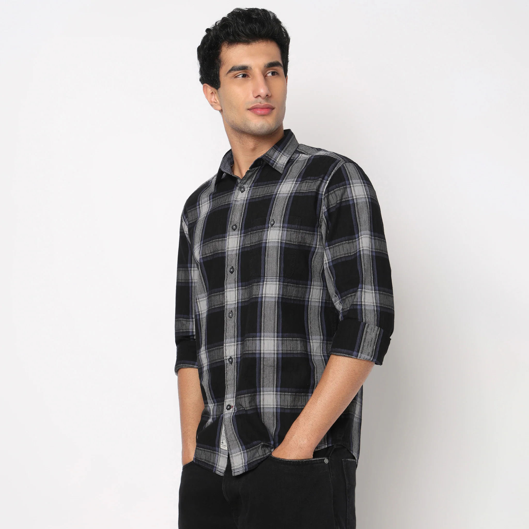 Cotton Checkered Cruiser Shirt - Image 5