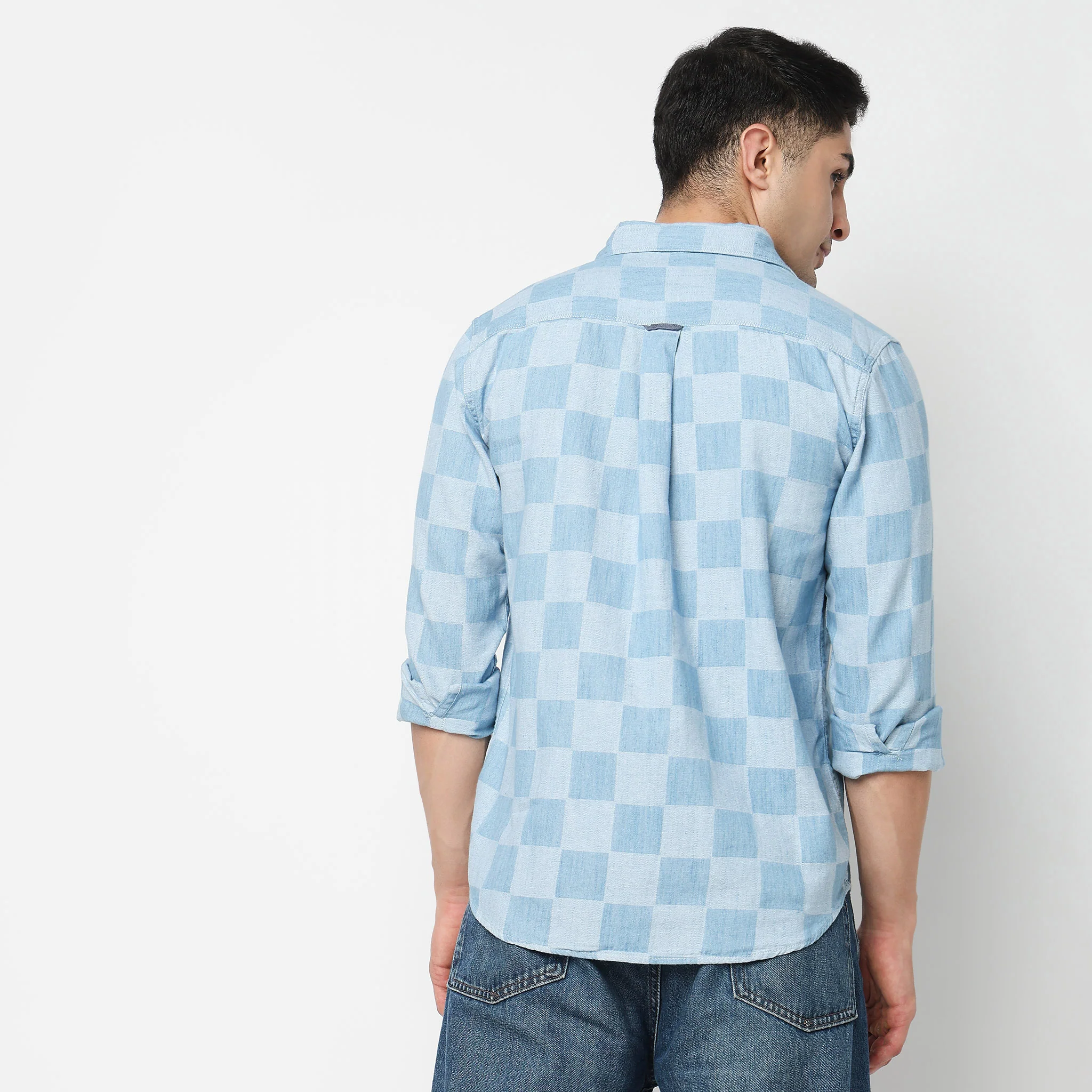 Cotton Checkered Cruiser Shirt - Image 3