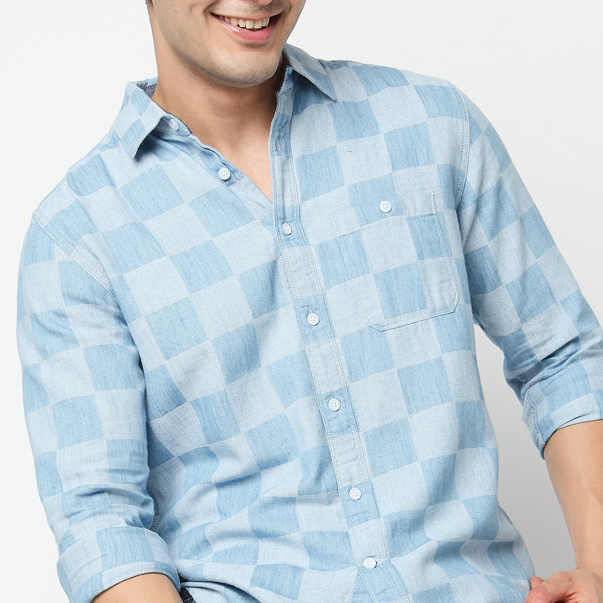 Cotton Checkered Cruiser Shirt - Image 4