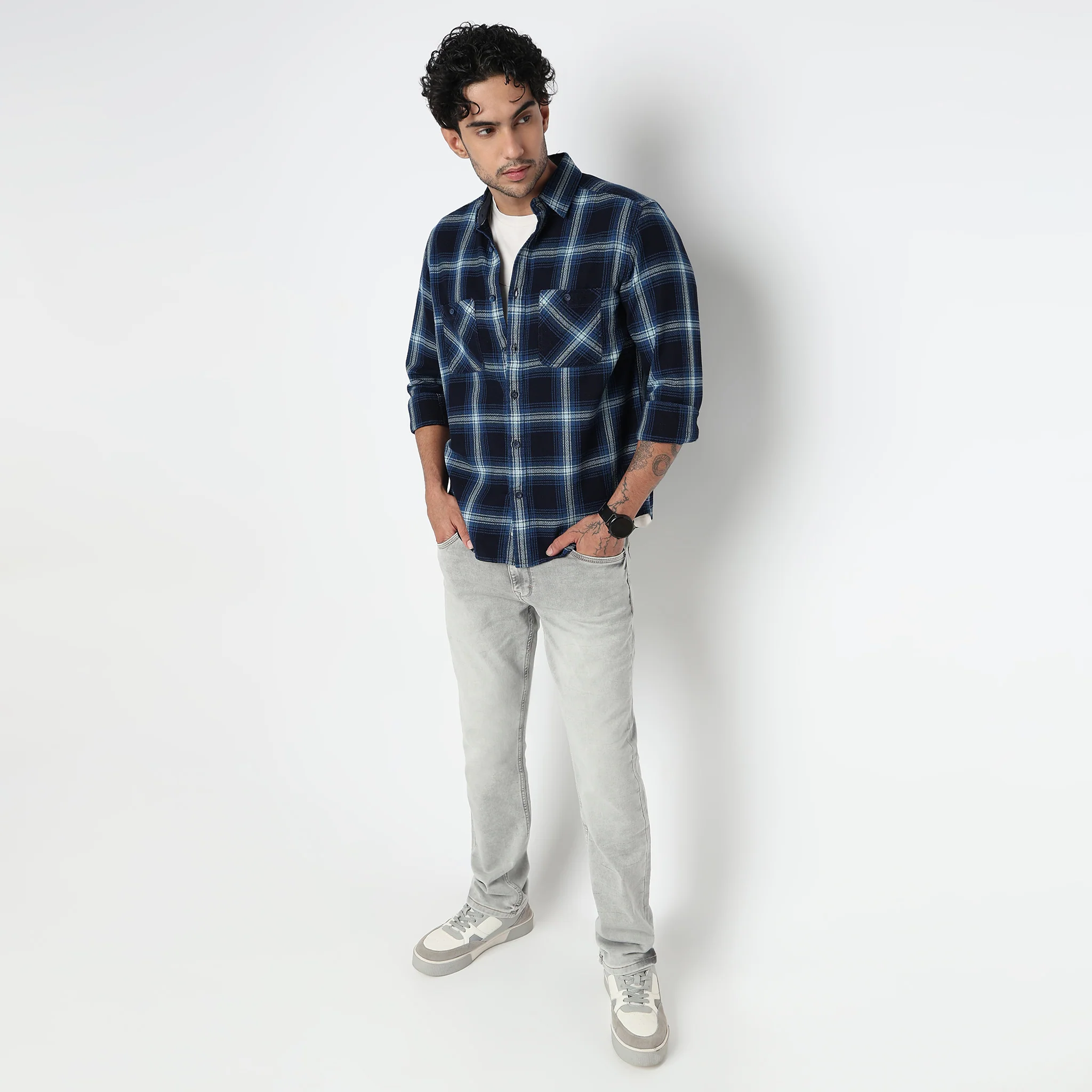 Cotton Checkered Cruiser Shirt - Image 2