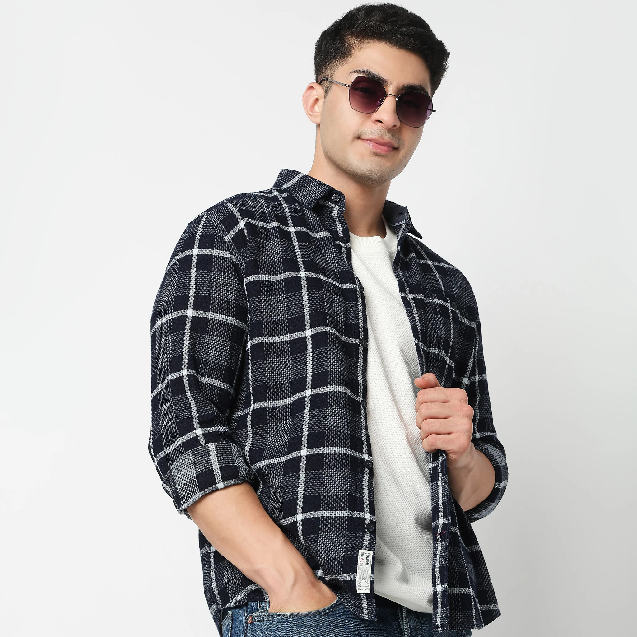 Cotton Checkered Cruiser Shirt - Image 2