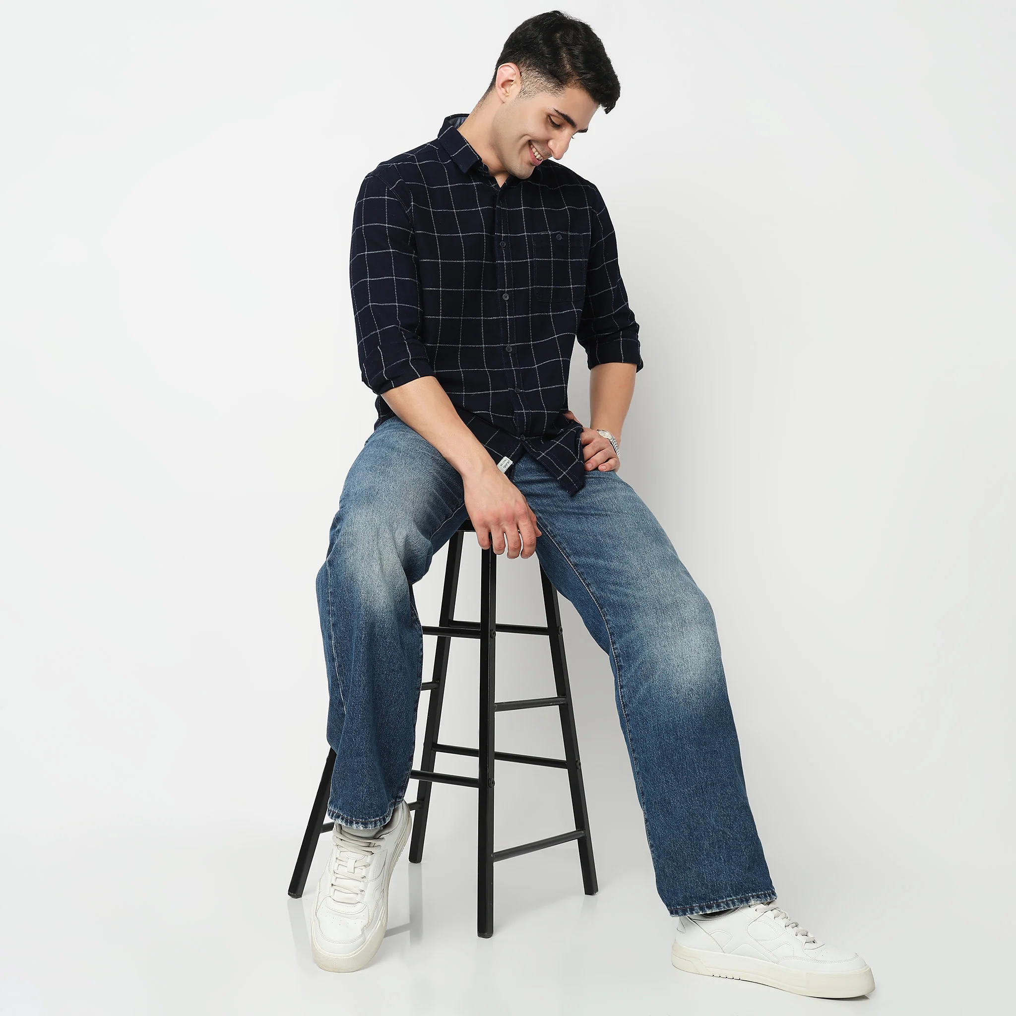 Cotton Checkered Cruiser Shirt