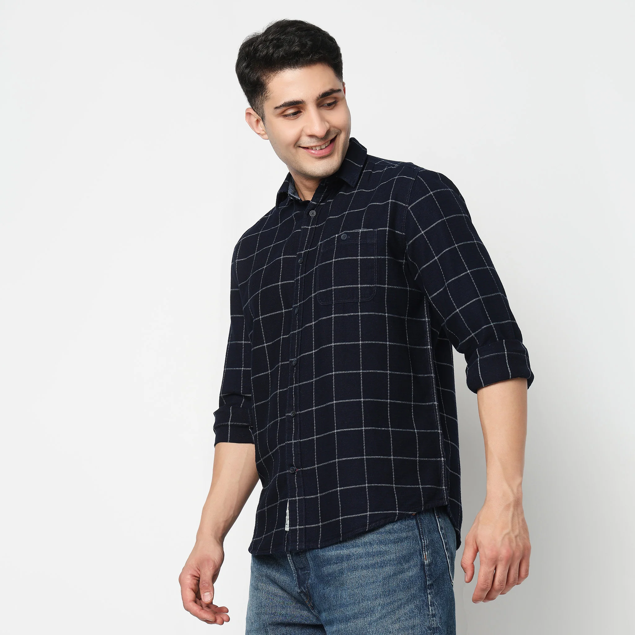 Cotton Checkered Cruiser Shirt - Image 5