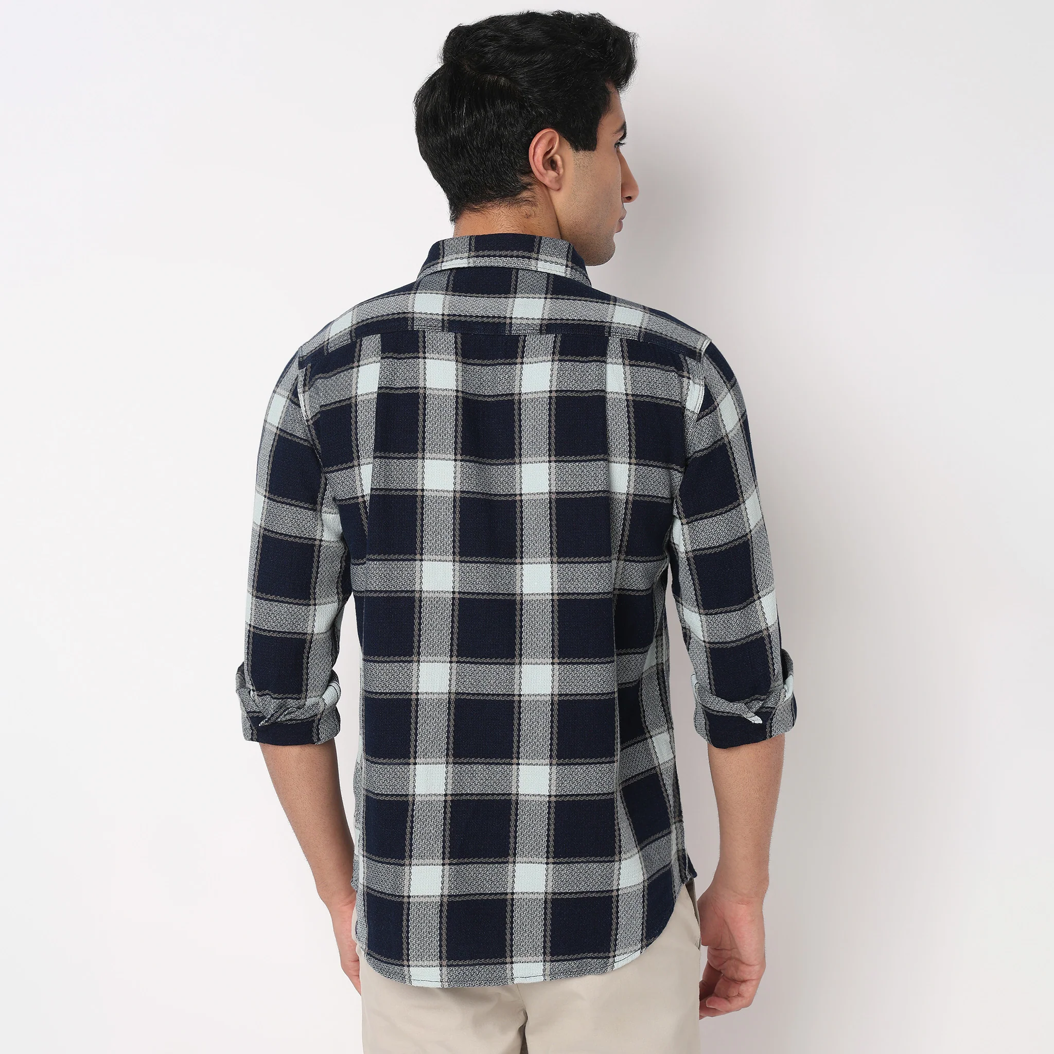 Cotton Checkered Cruiser Shirt - Image 3