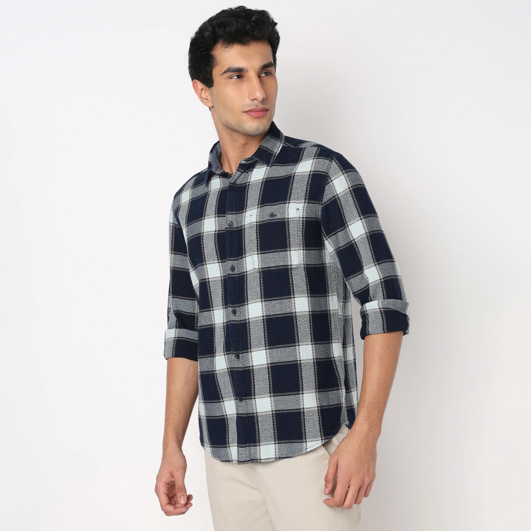 Cotton Checkered Cruiser Shirt - Image 5