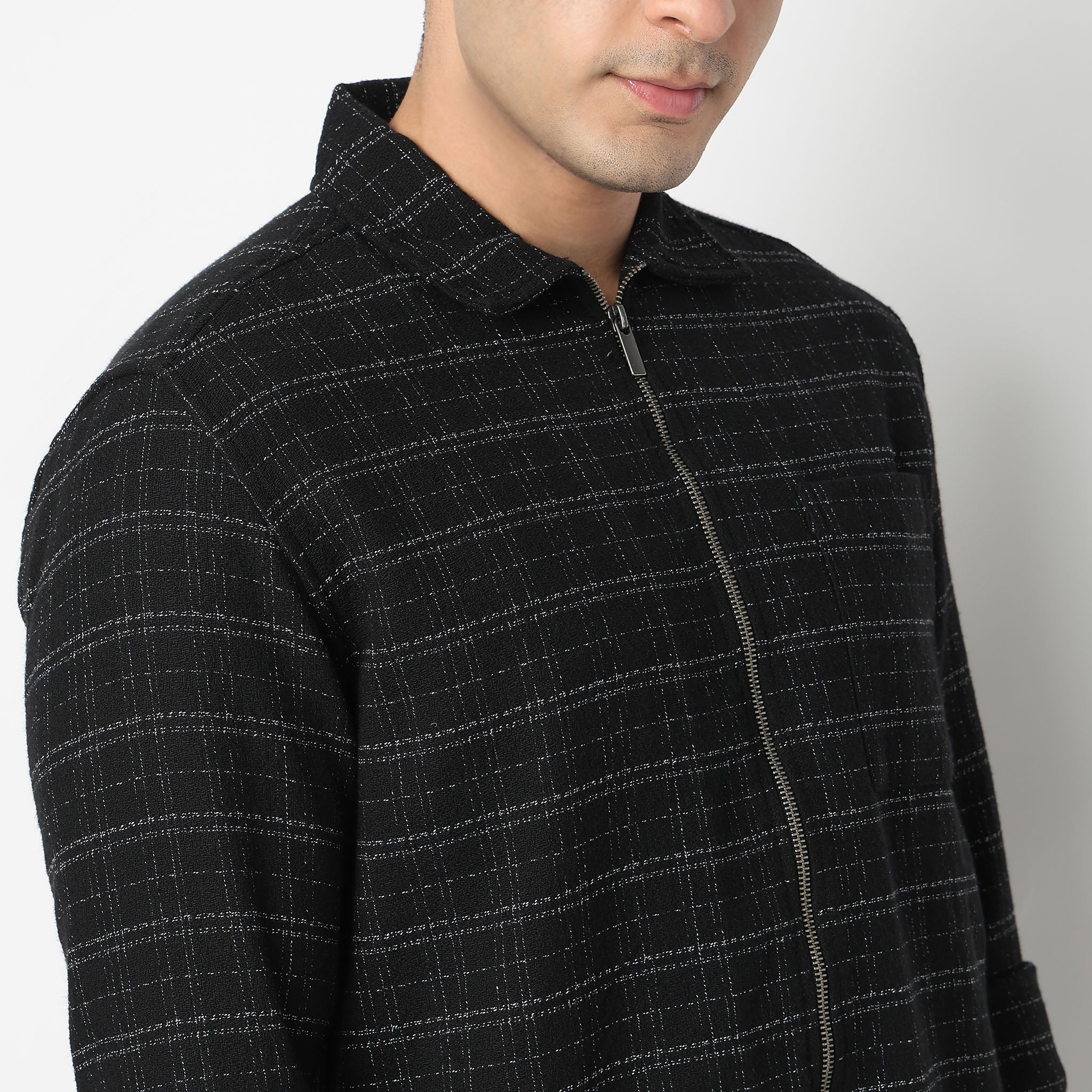 Cotton Checkered Ranger Shirt - Image 4