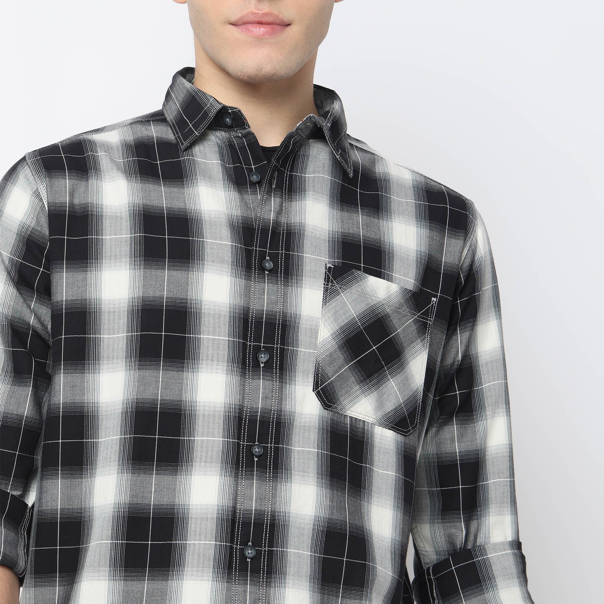 Cotton Checkered Ranger Shirt - Image 4