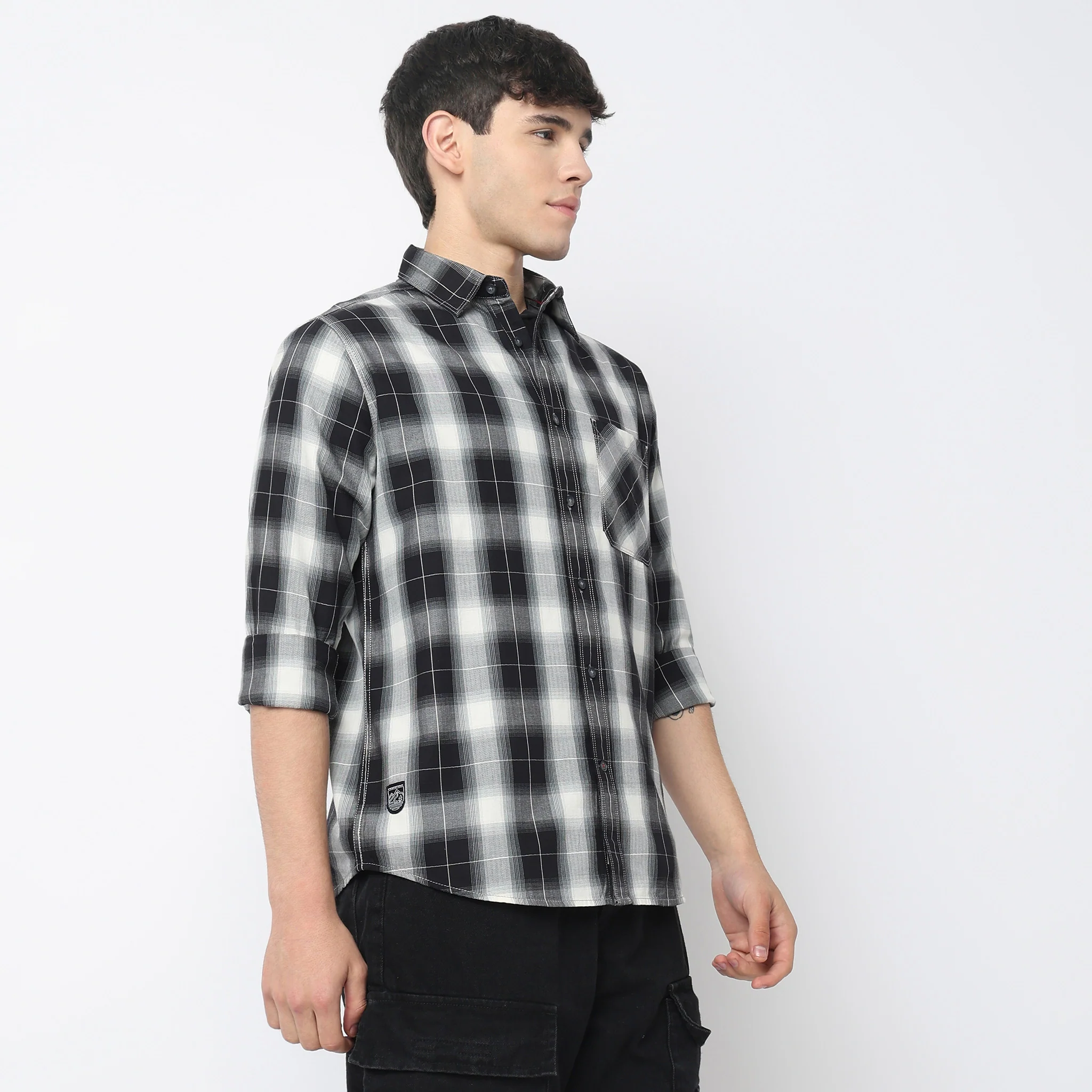 Cotton Checkered Ranger Shirt - Image 5