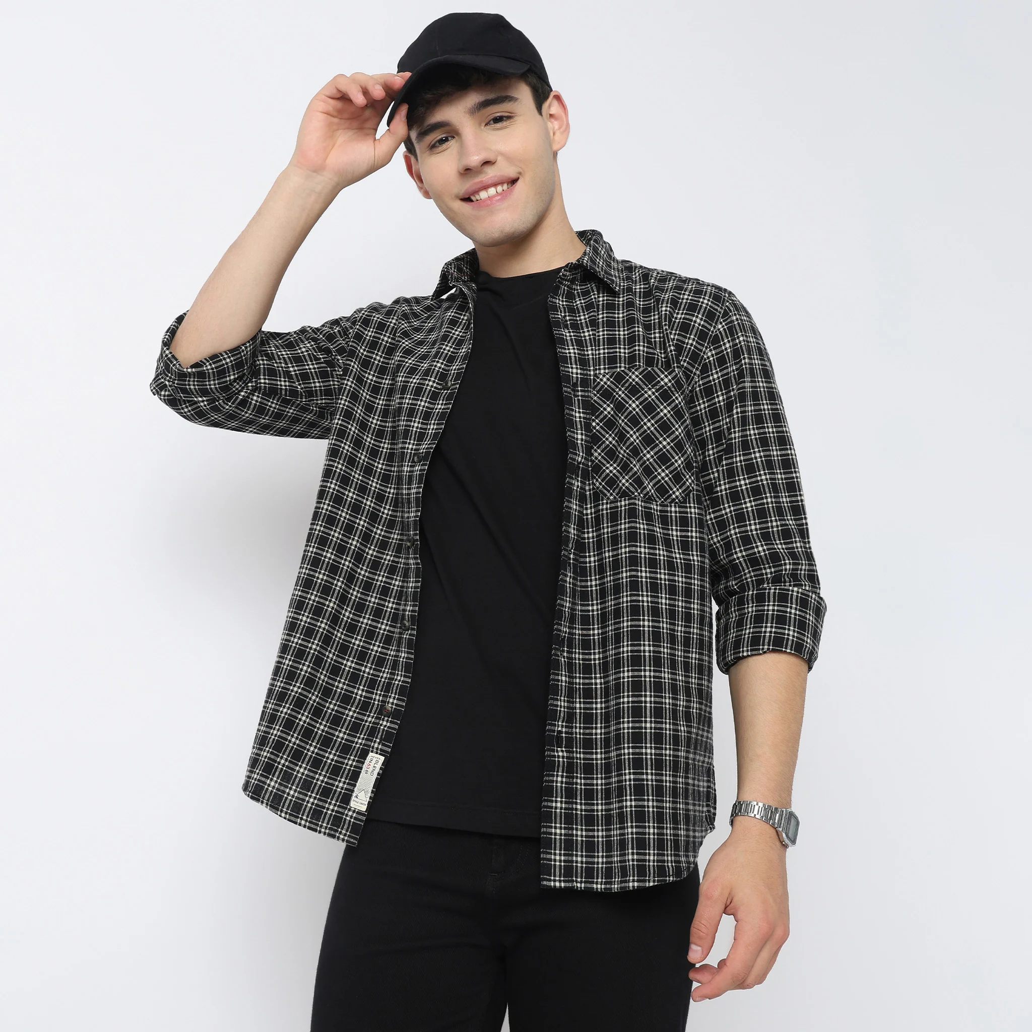 Cotton Checkered Ranger Shirt - Image 2