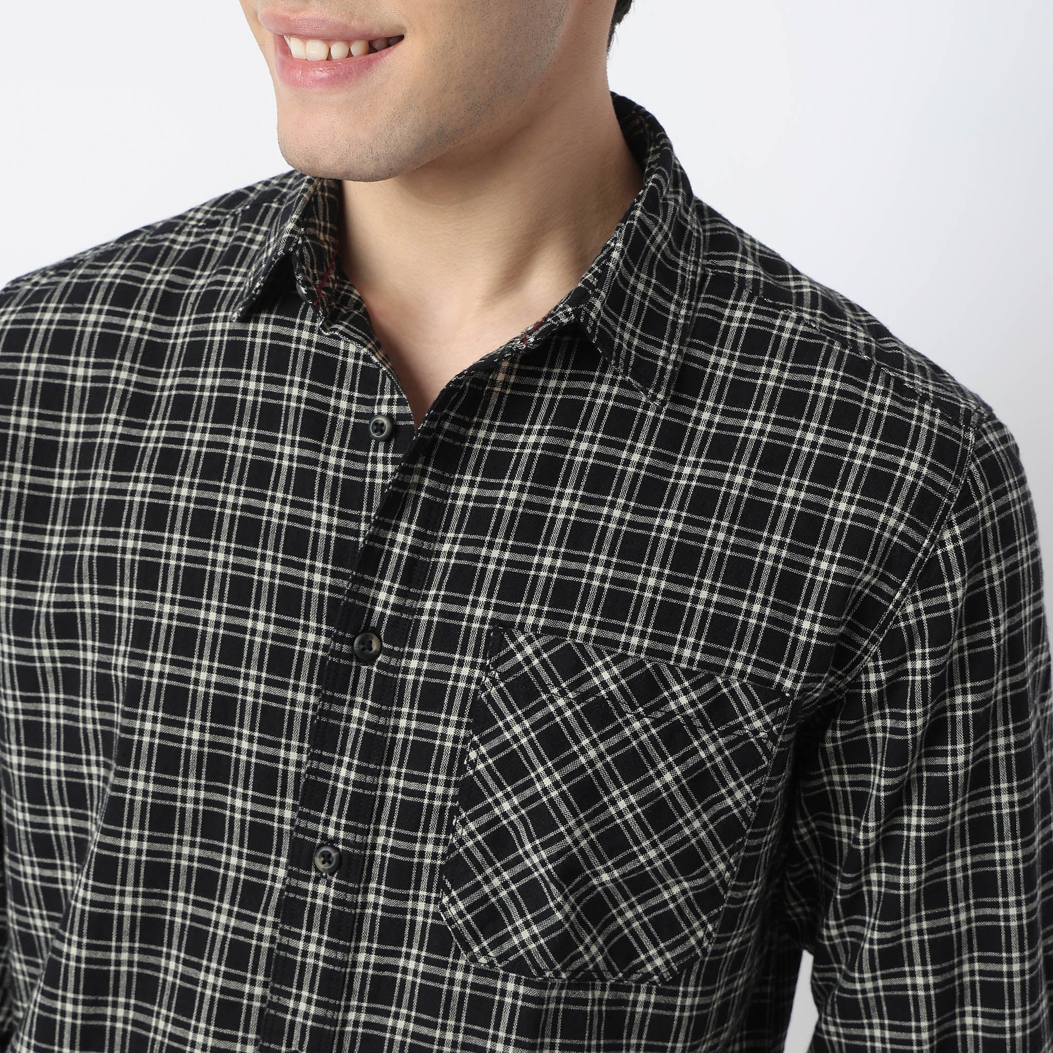 Cotton Checkered Ranger Shirt - Image 4