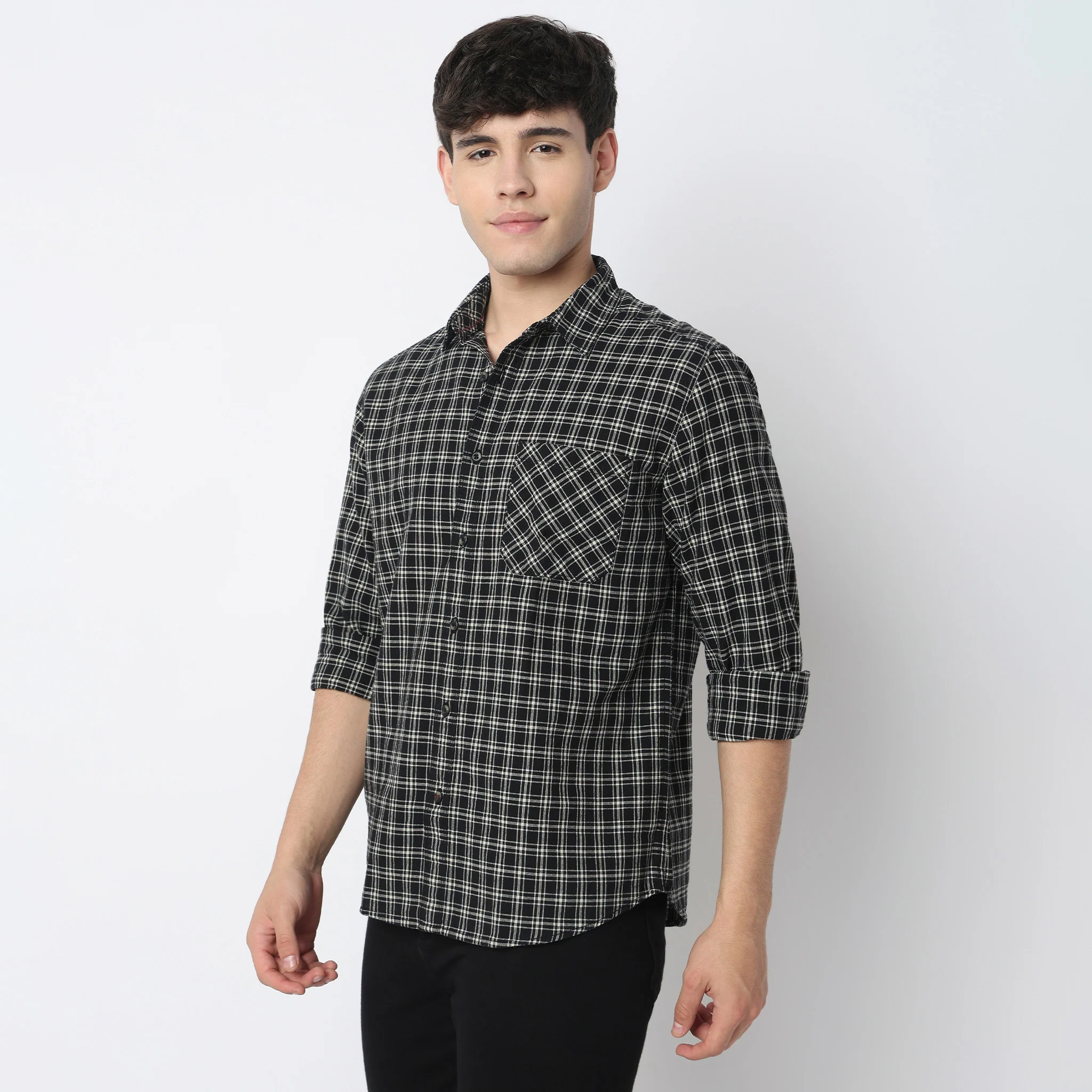 Cotton Checkered Ranger Shirt - Image 5