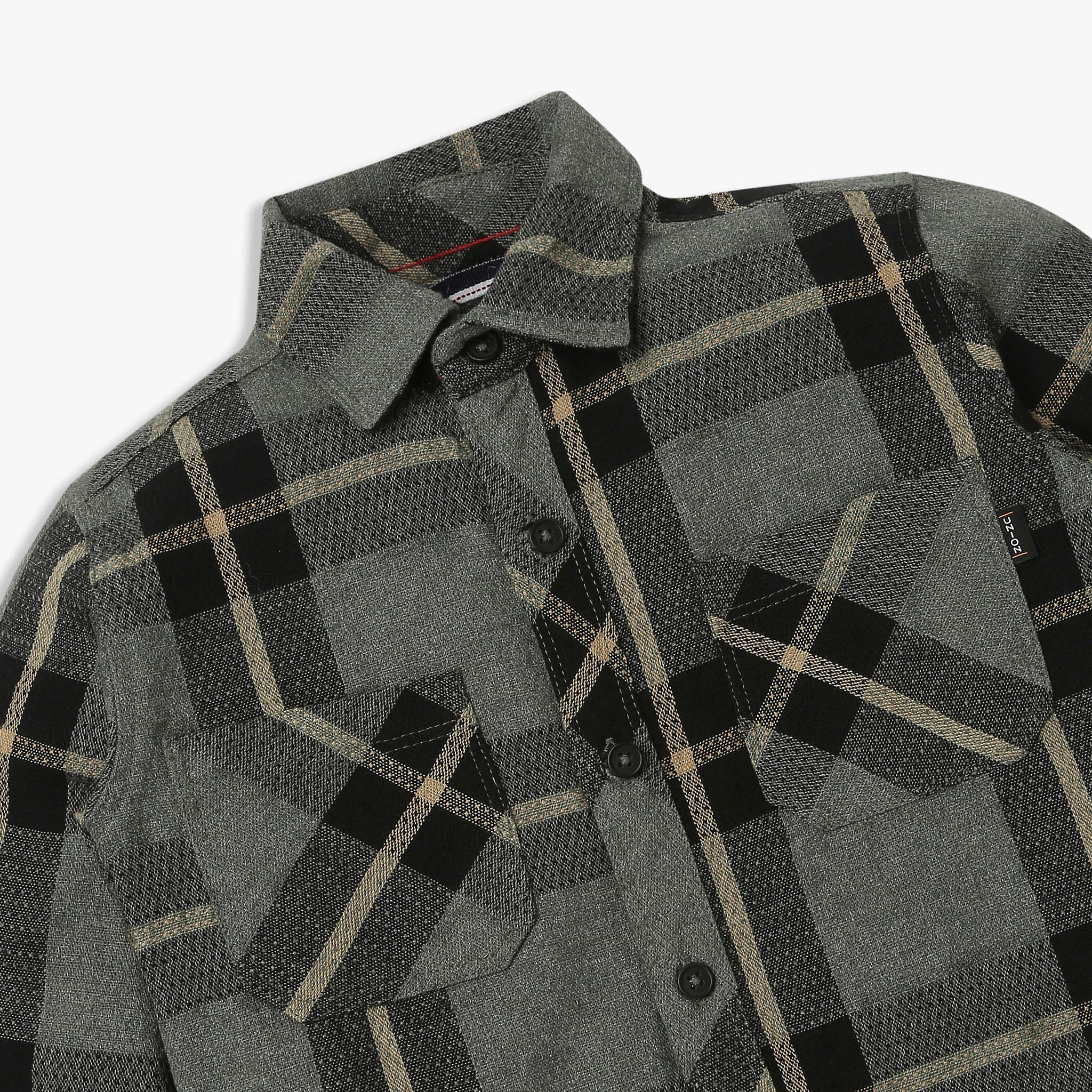 Cotton Checkered Shirt - Image 3