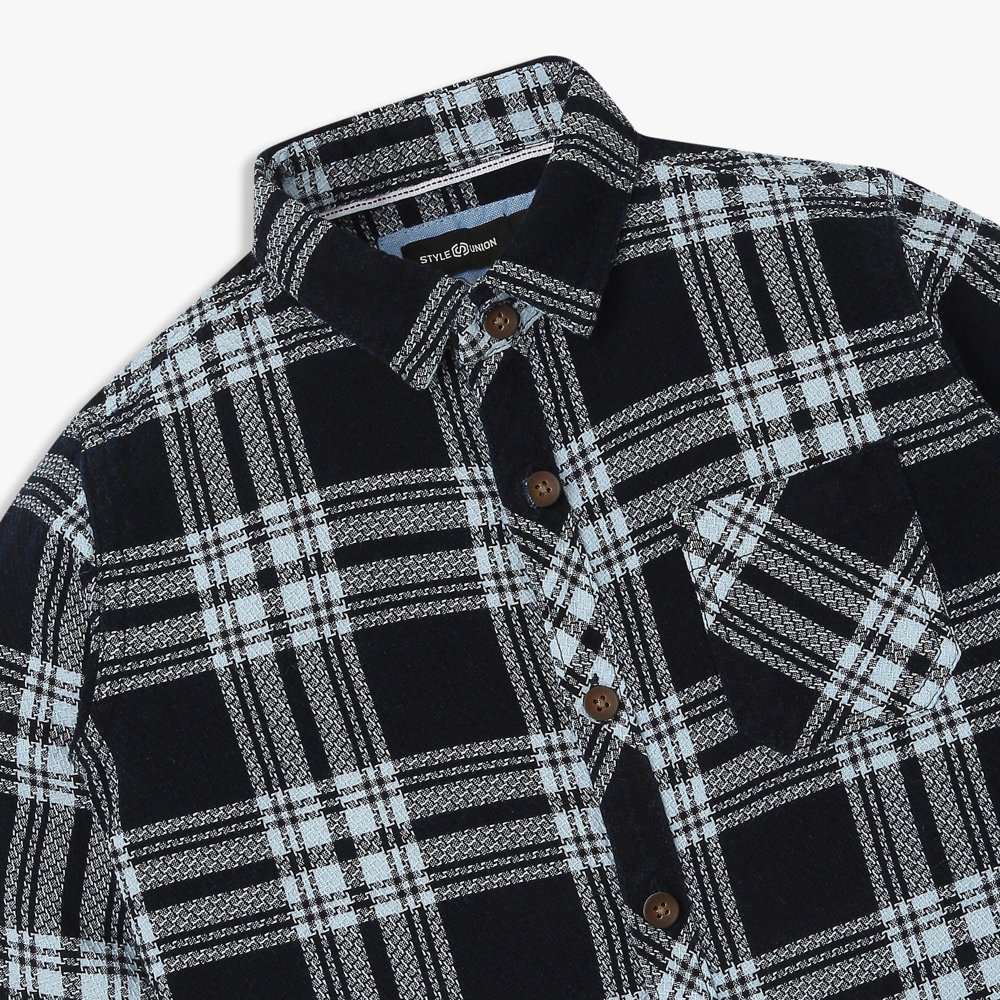 Cotton Checkered Shirt - Image 3