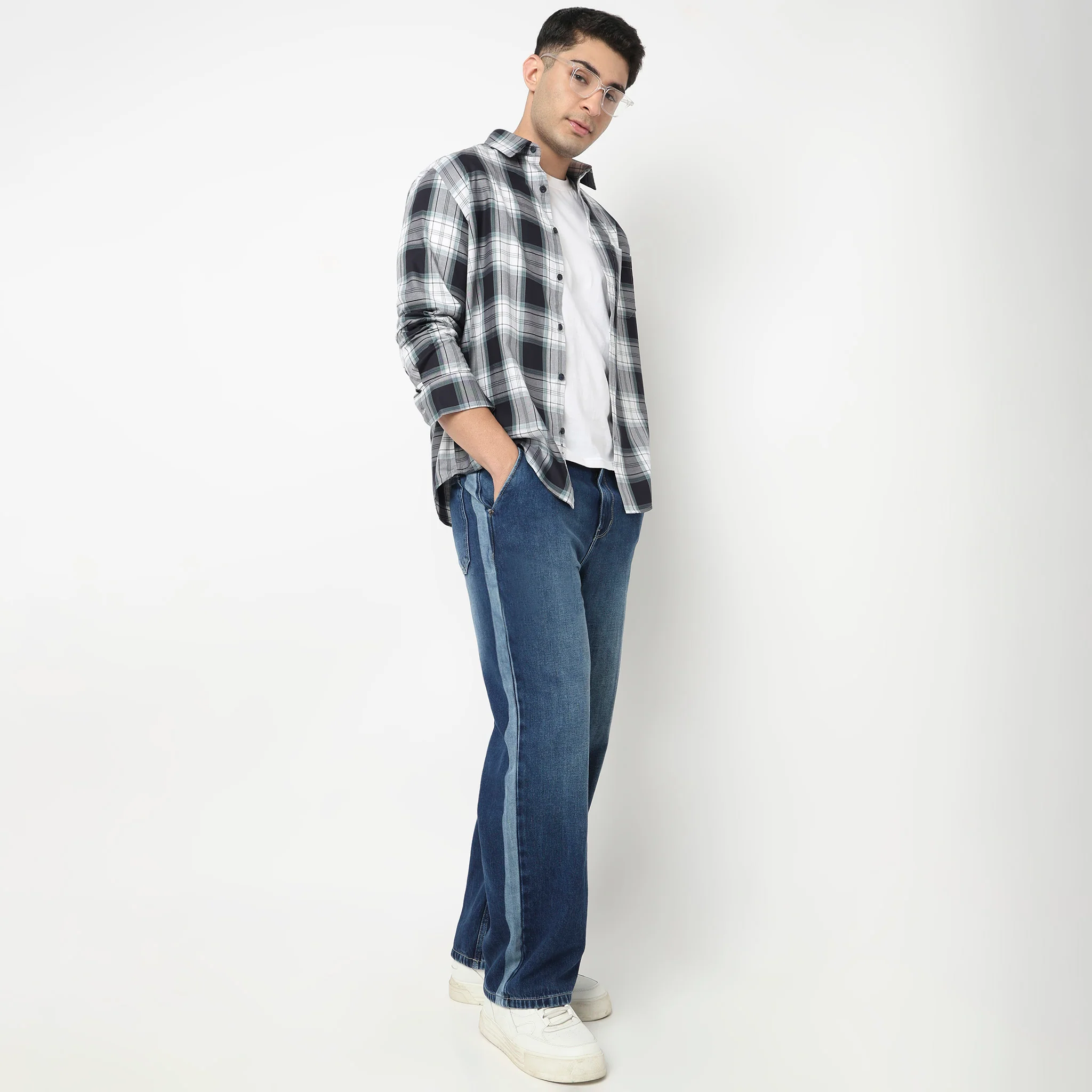 Cotton Checkered Ultra Soft Twill Shirt - Image 2