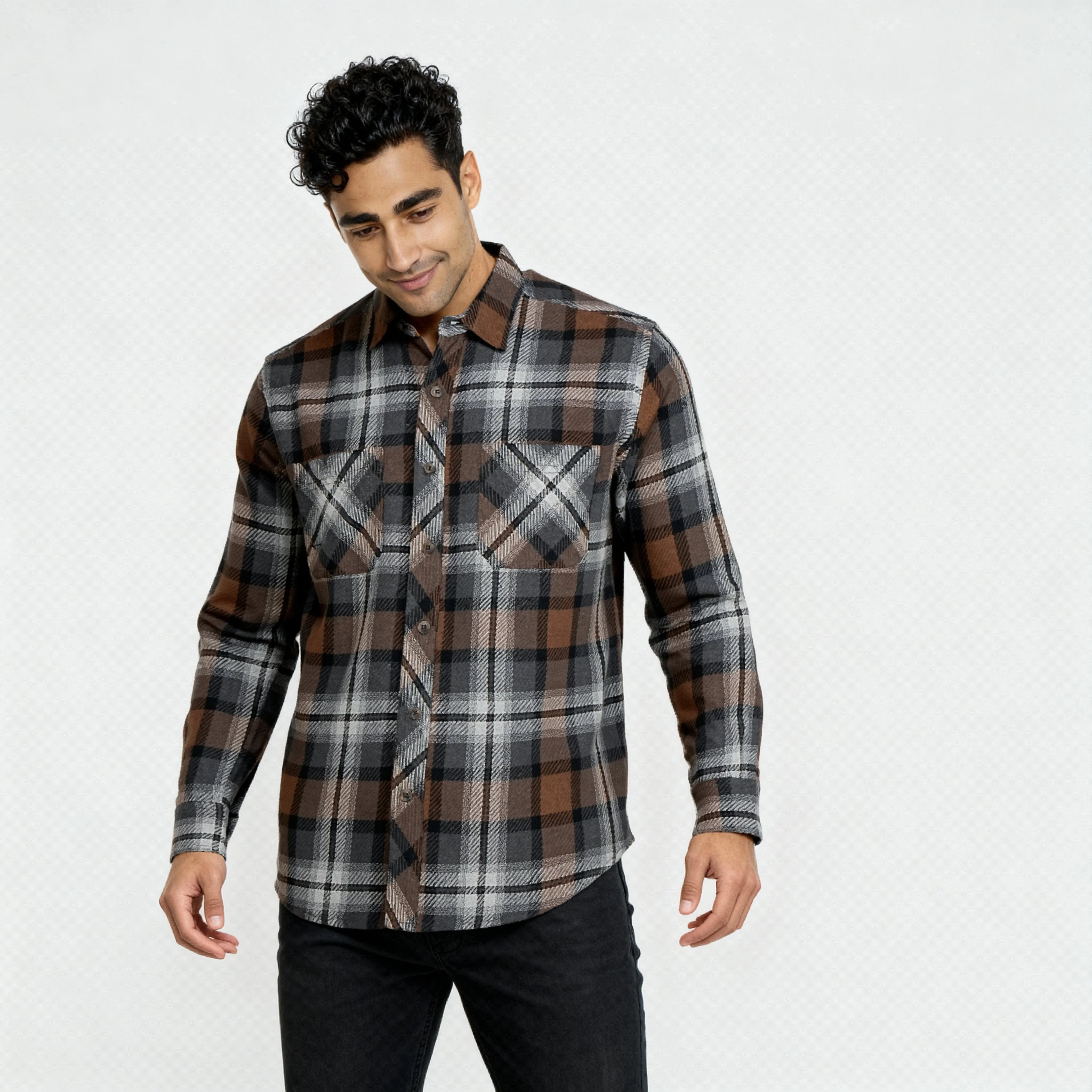 Cotton Checkered Victor Shirt - Image 2