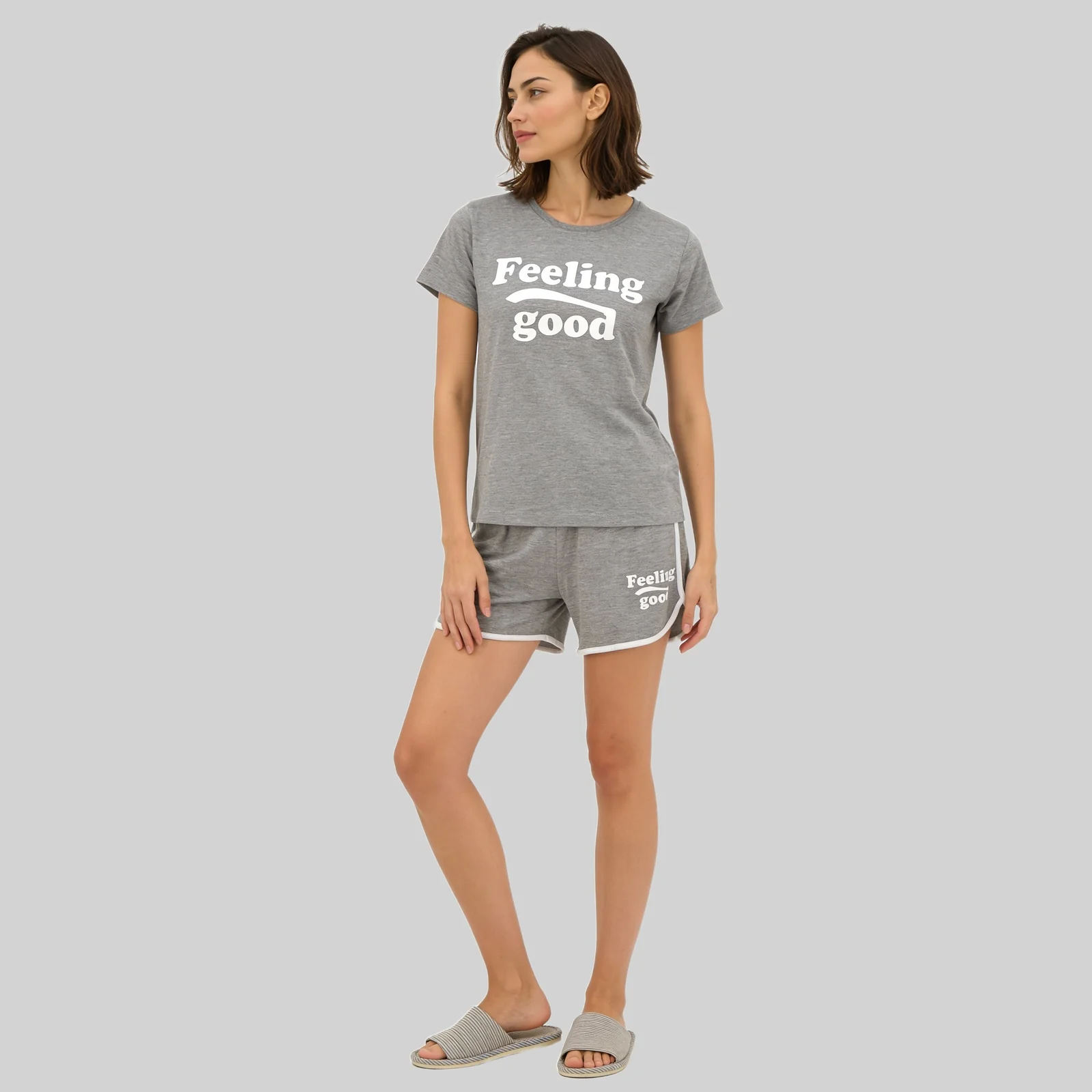 Cotton Chest Printed Lounge T-Shirt