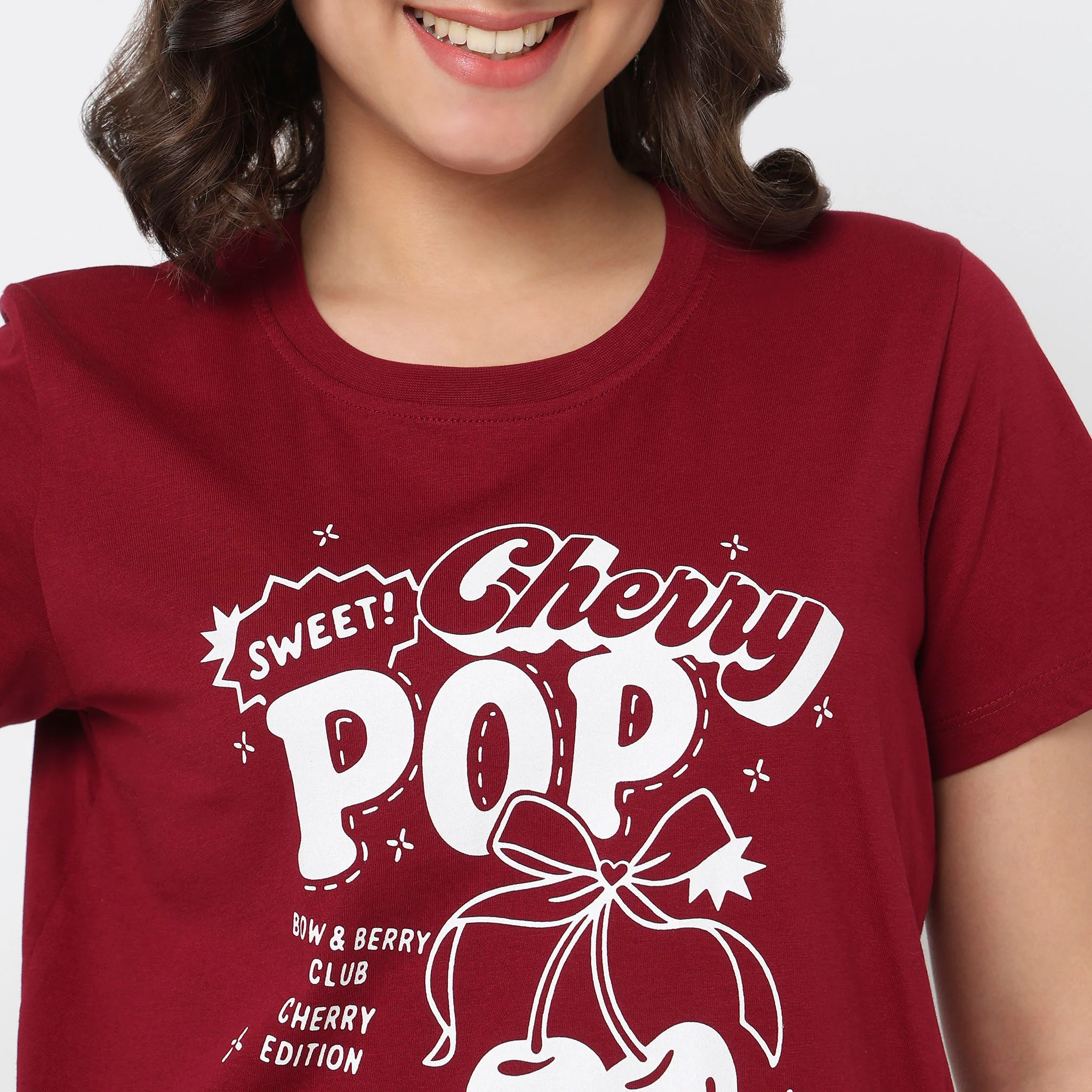 Cotton Crew Neck Graphic T-Shirt - Image 4