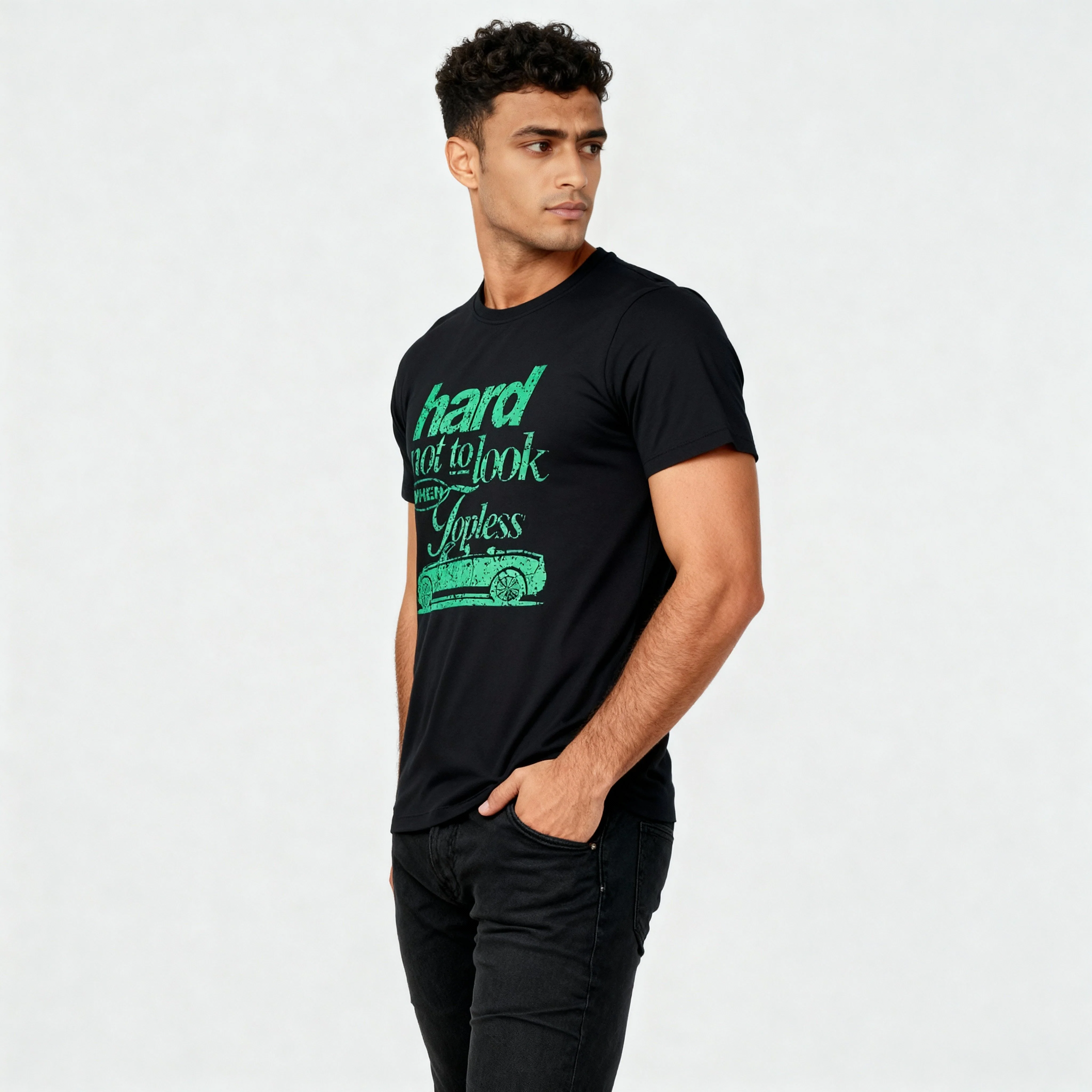 Cotton Crew Neck Graphitee - Image 2