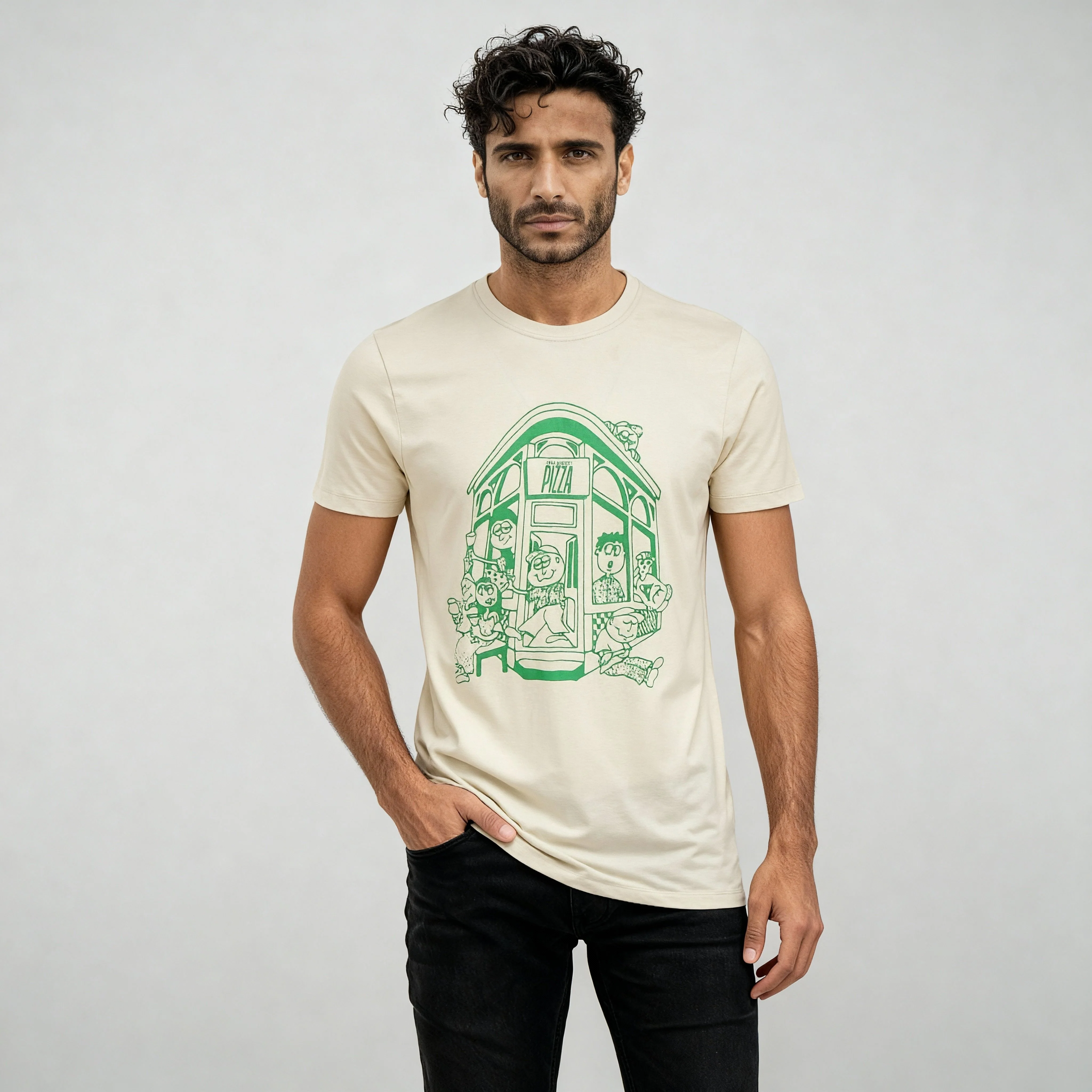 Cotton Crew Neck Graphitee - Image 5
