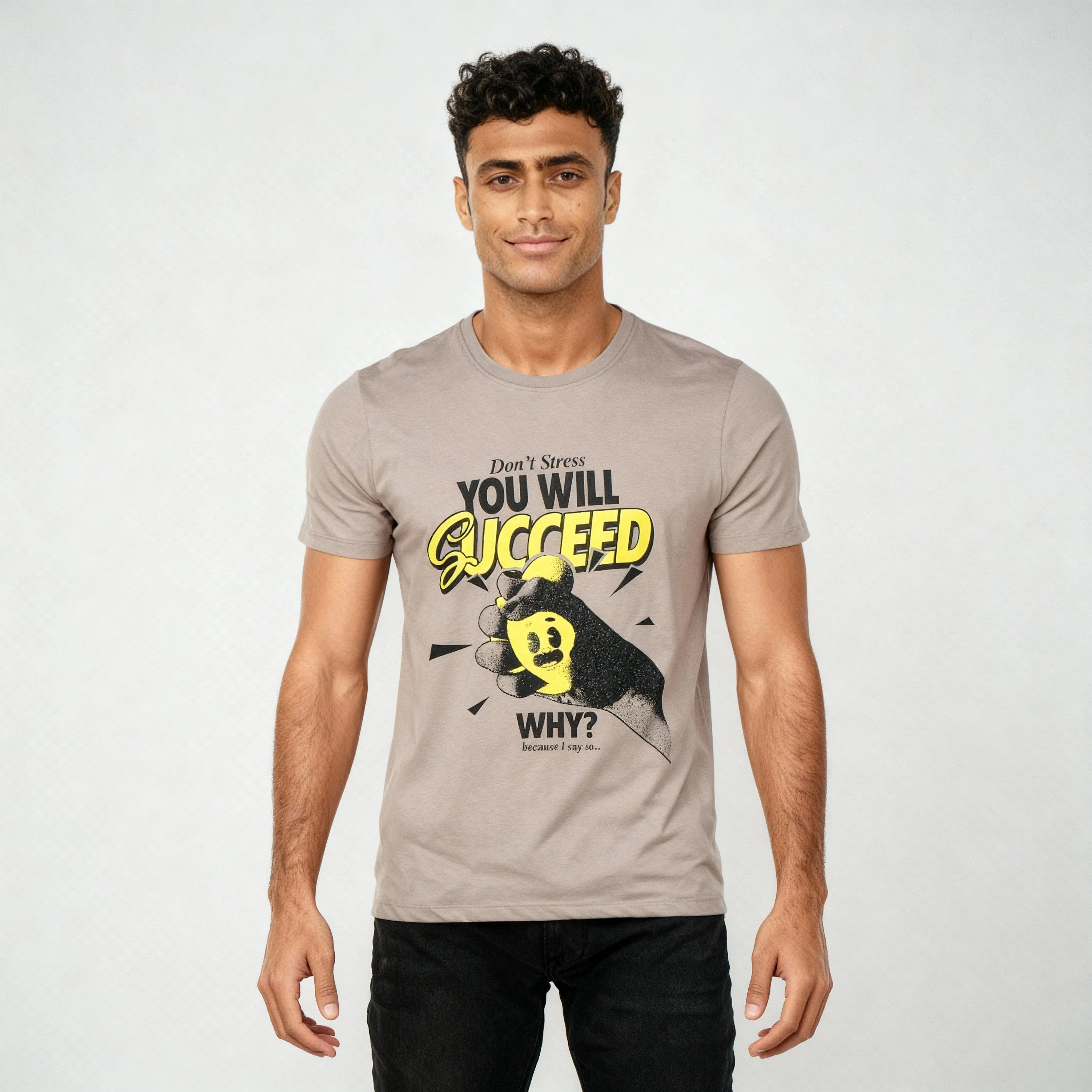 Cotton Crew Neck Graphitee - Image 2