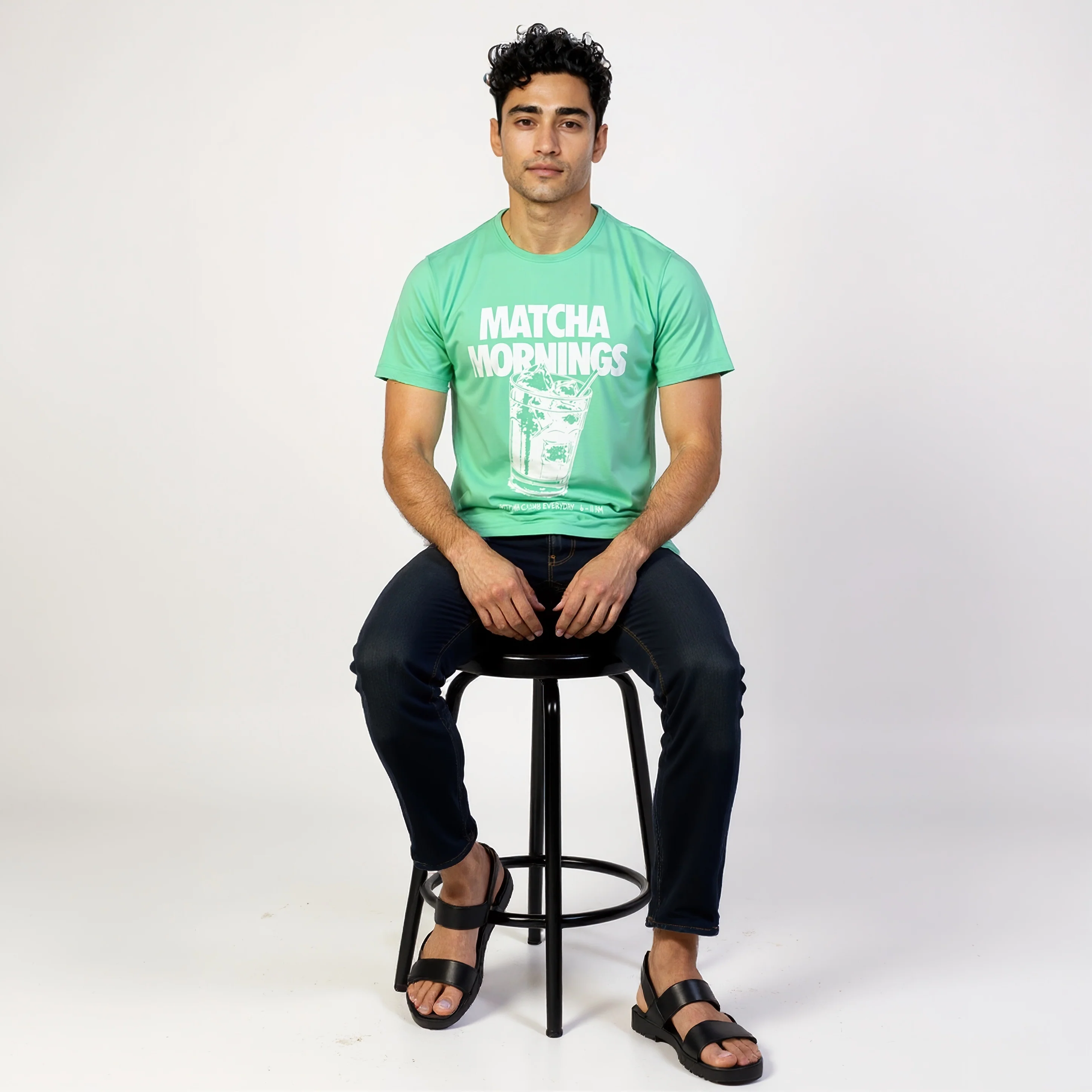 Cotton Crew Neck Graphitee