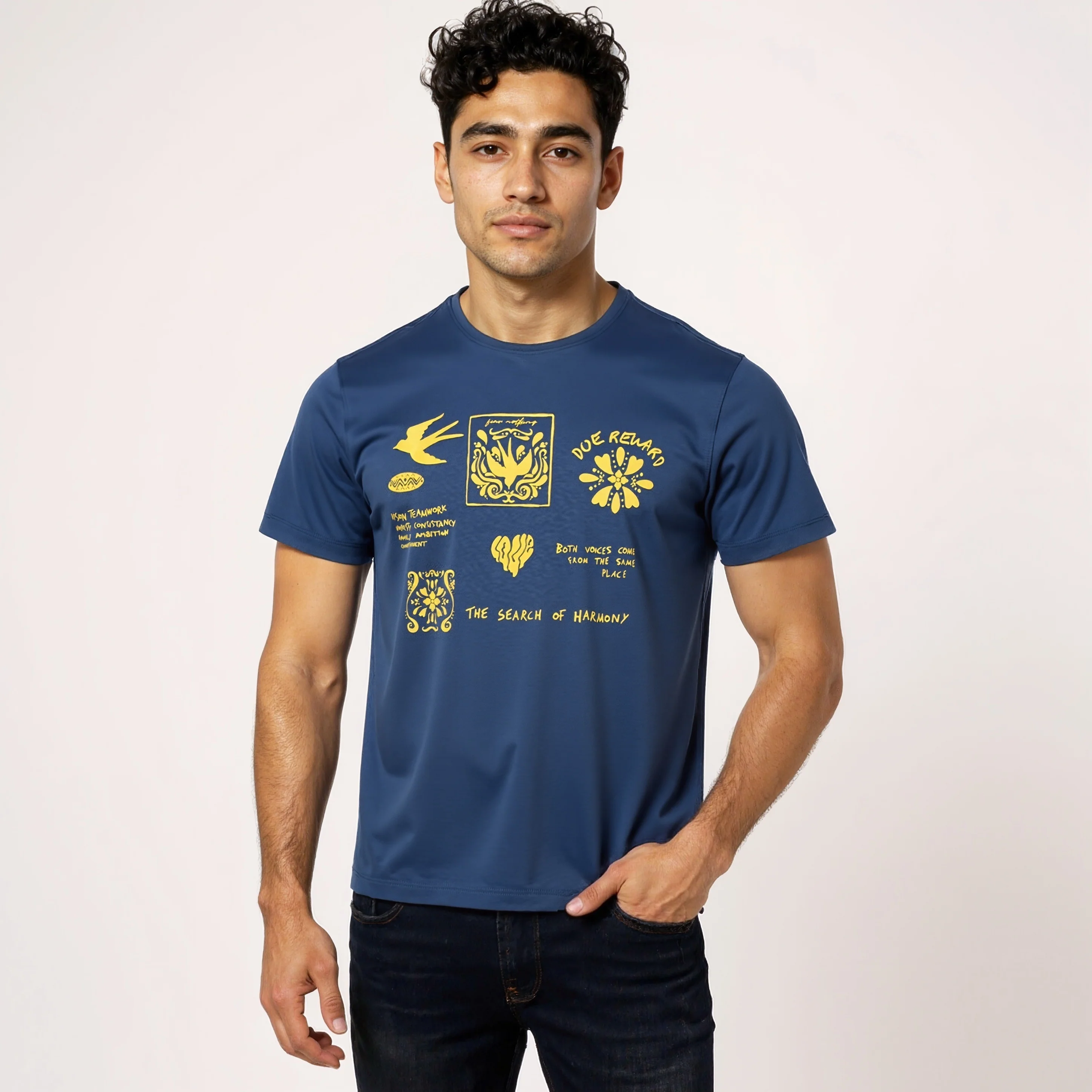 Cotton Crew Neck Graphitee - Image 2