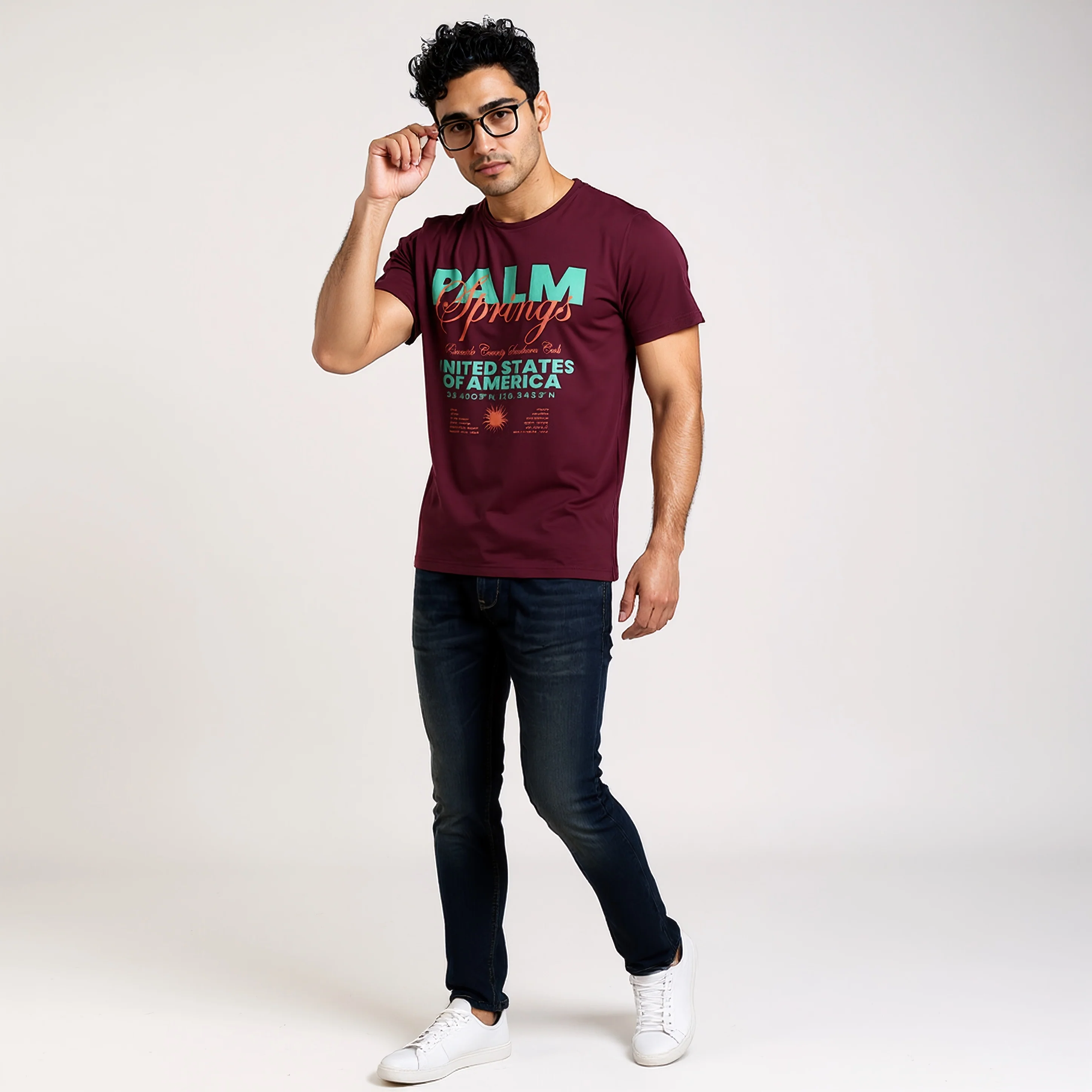 Cotton Crew Neck Graphitee