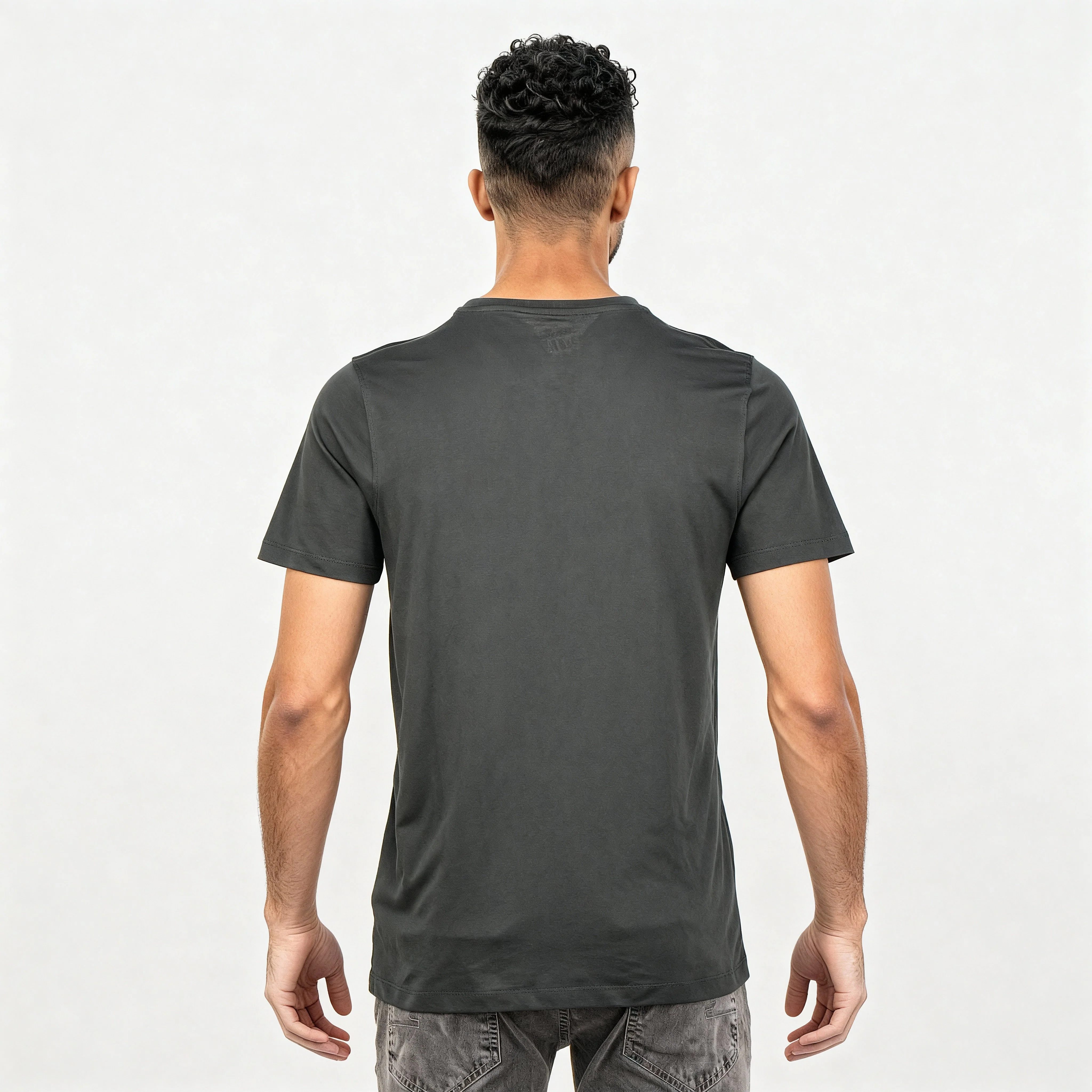 Cotton Crew Neck Graphitee - Image 3
