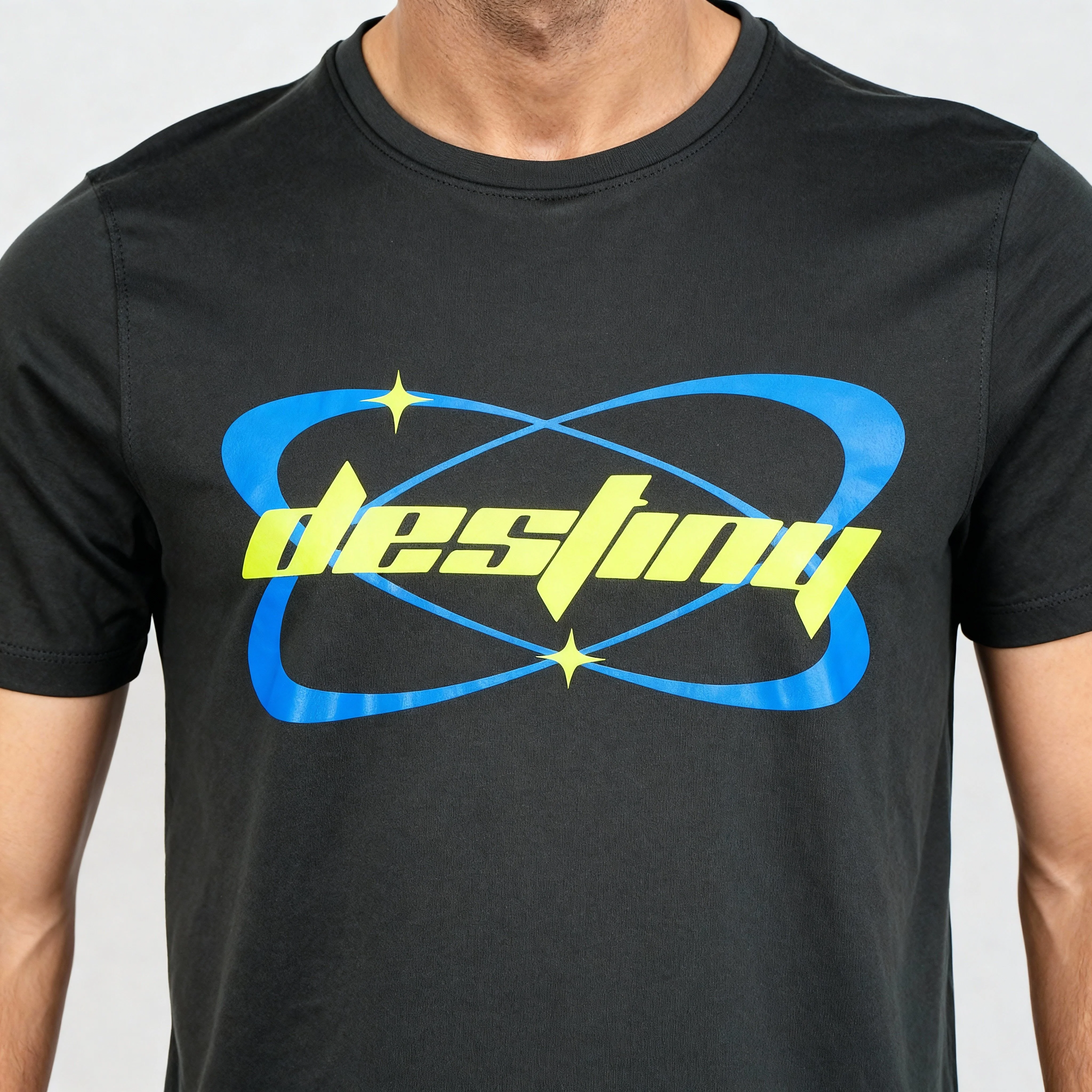 Cotton Crew Neck Graphitee - Image 4