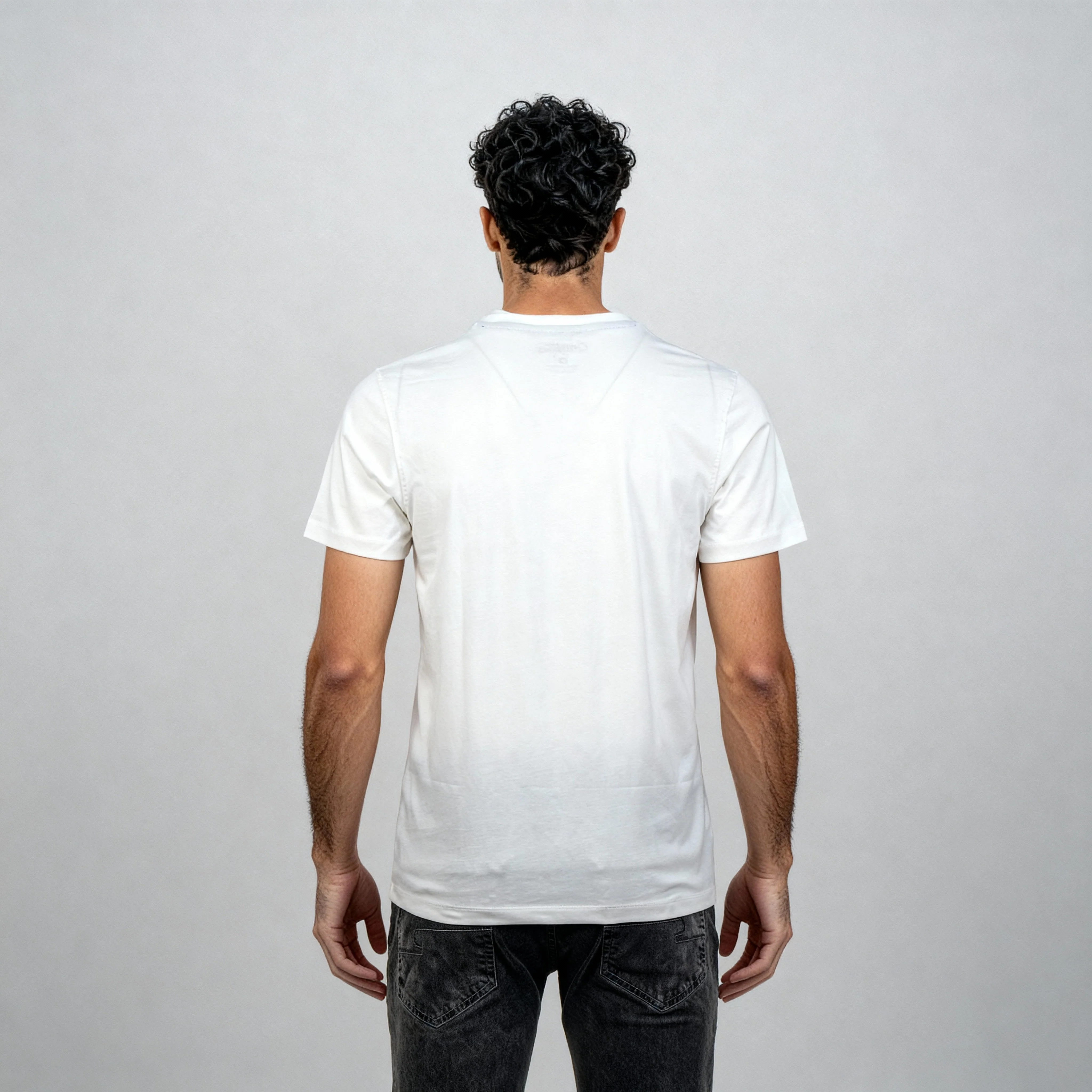Cotton Crew Neck Graphitee - Image 3