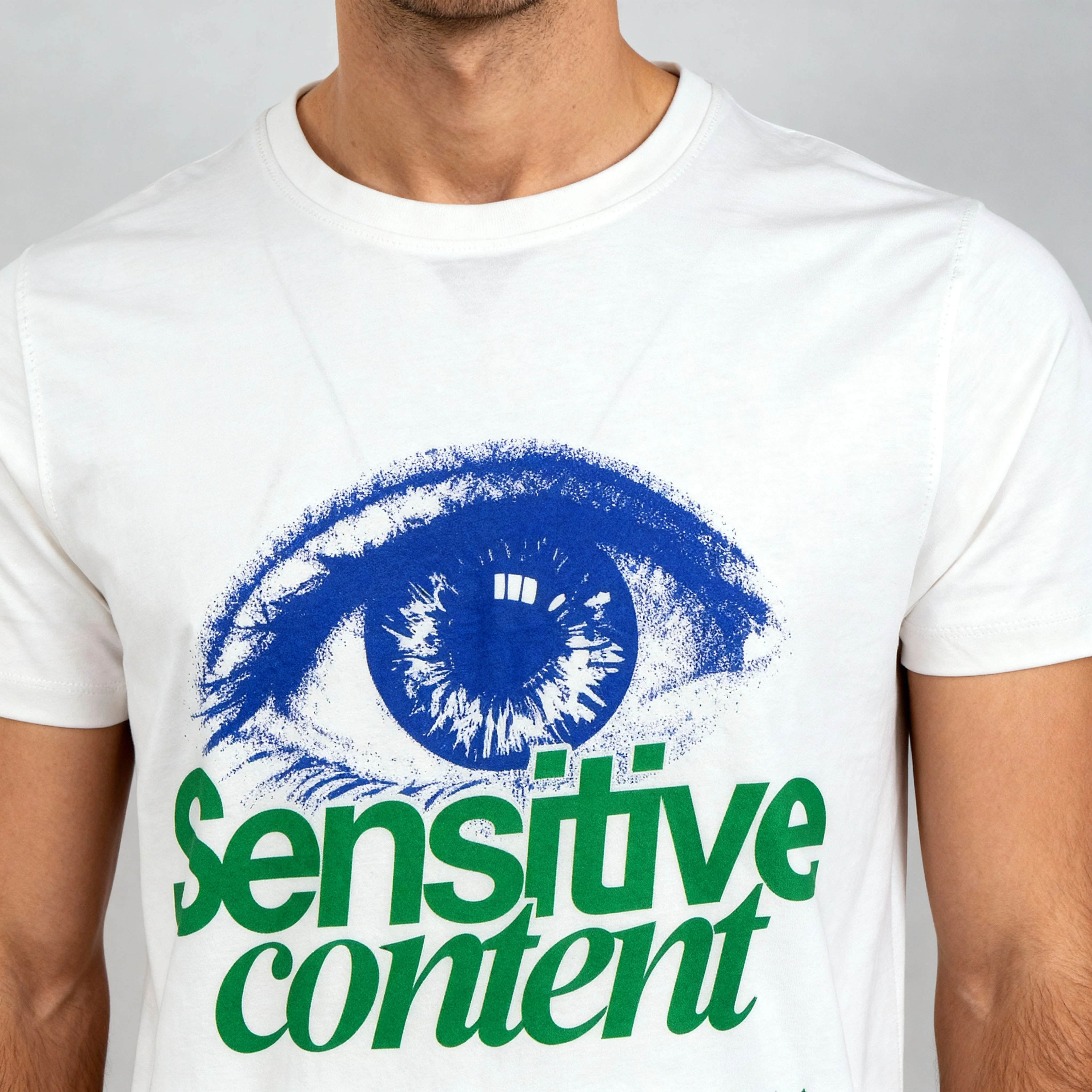 Cotton Crew Neck Graphitee - Image 4