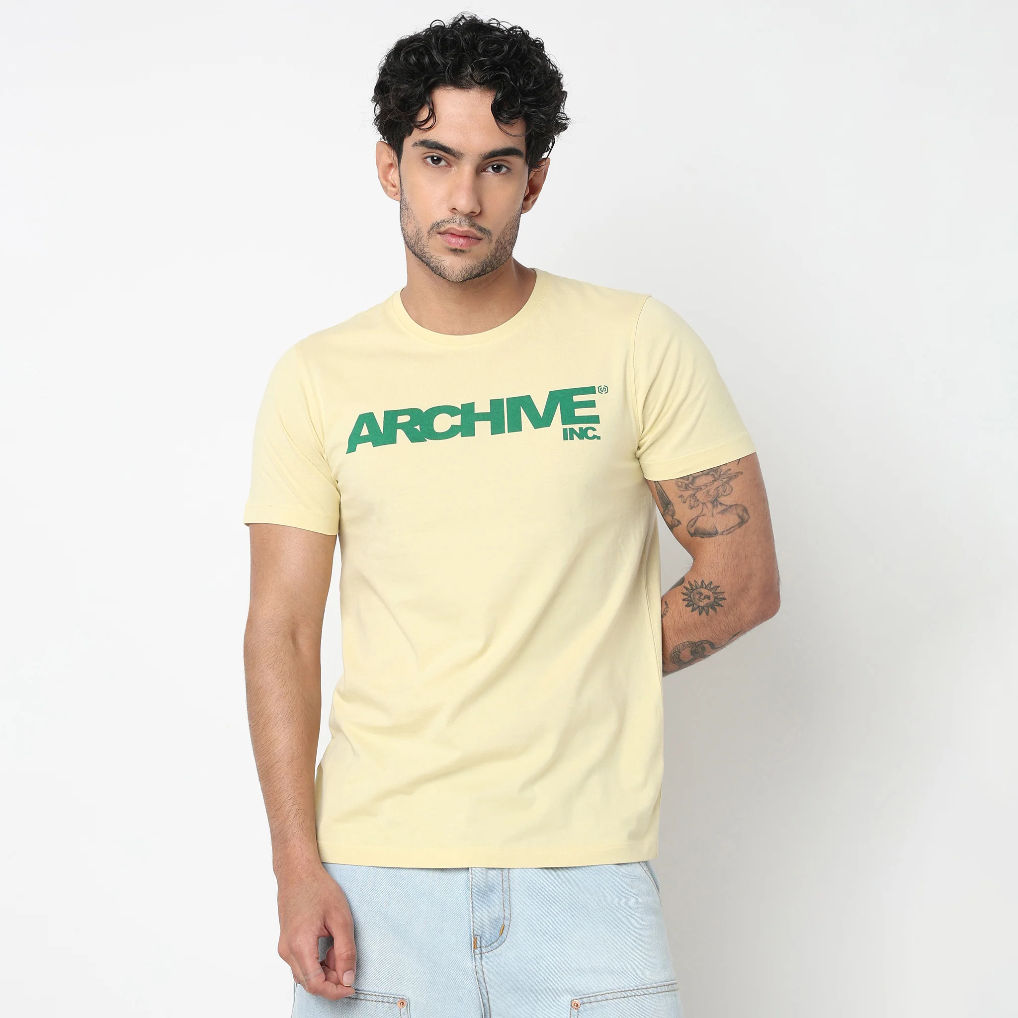 Cotton Crew Neck Graphitee - Image 2