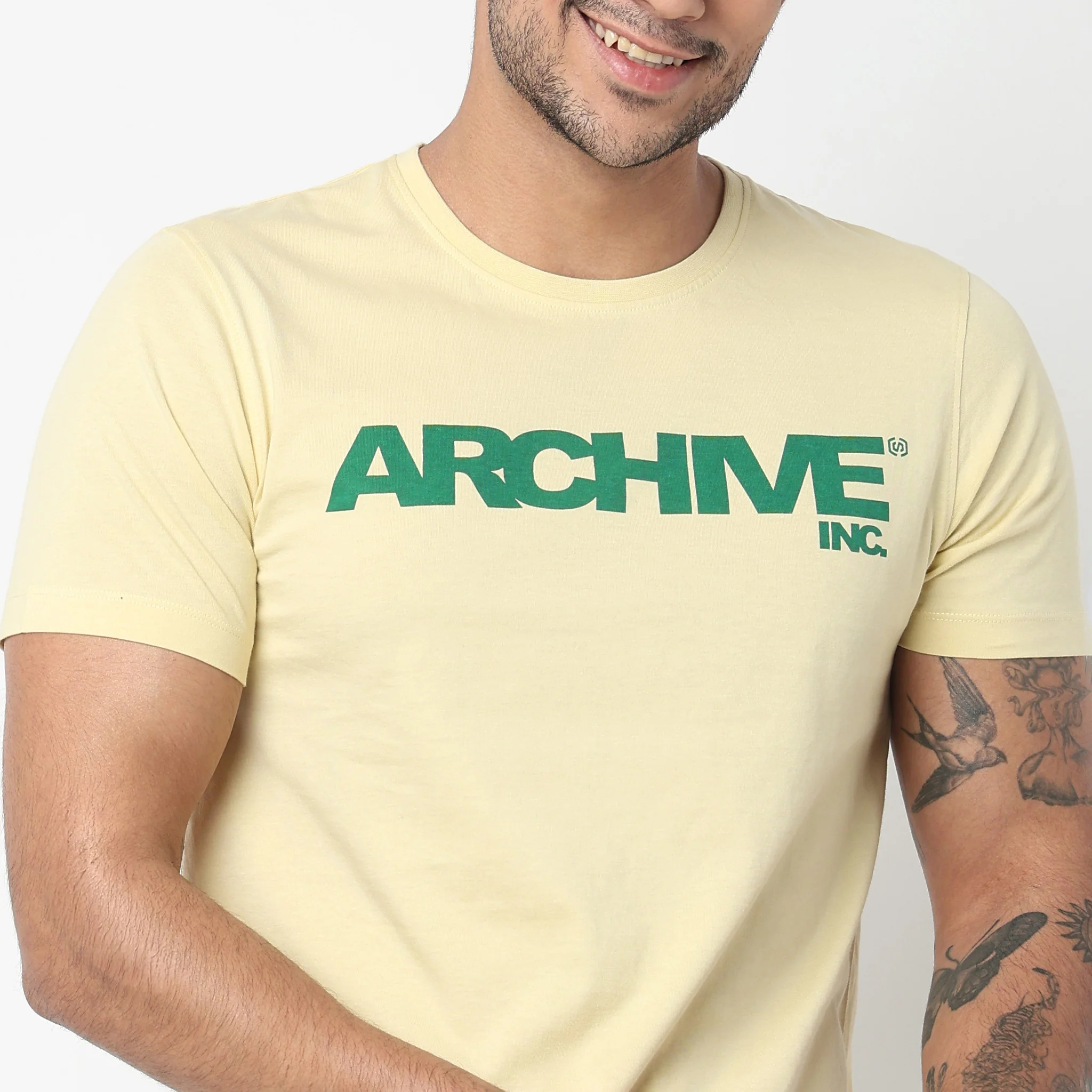 Cotton Crew Neck Graphitee - Image 4