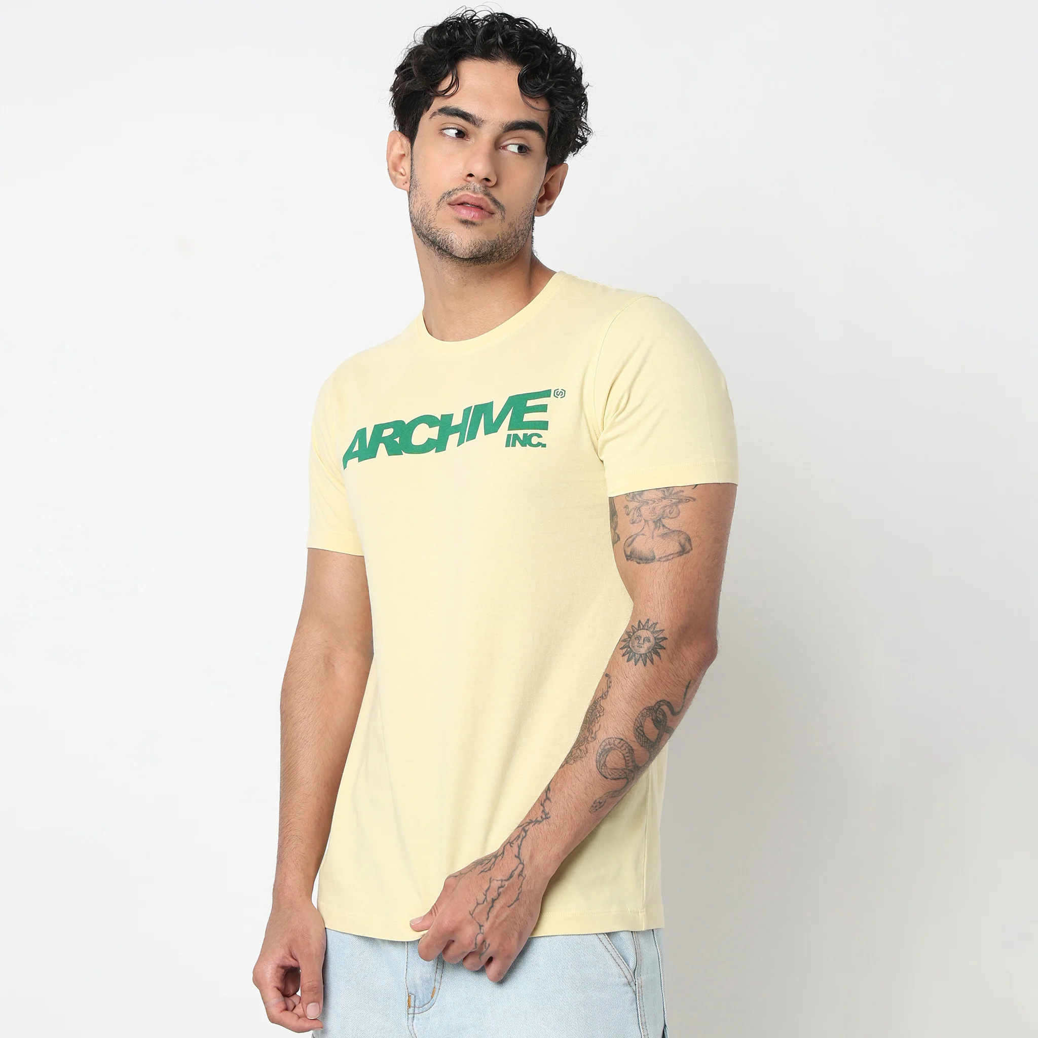 Cotton Crew Neck Graphitee - Image 5