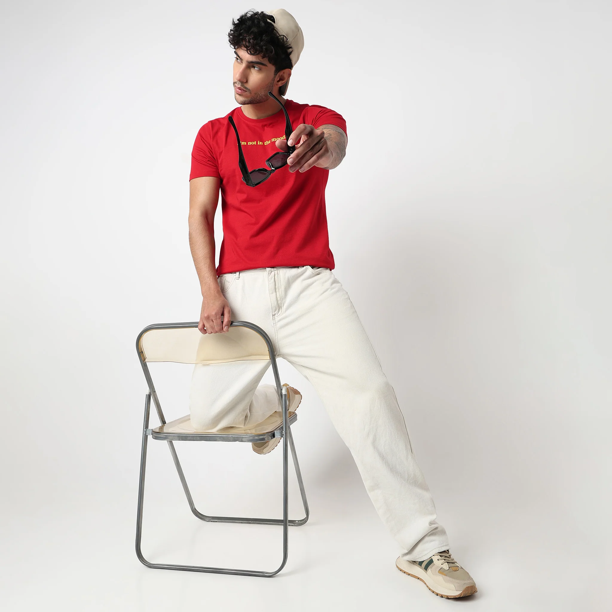 Cotton Crew Neck Graphitee - Image 2