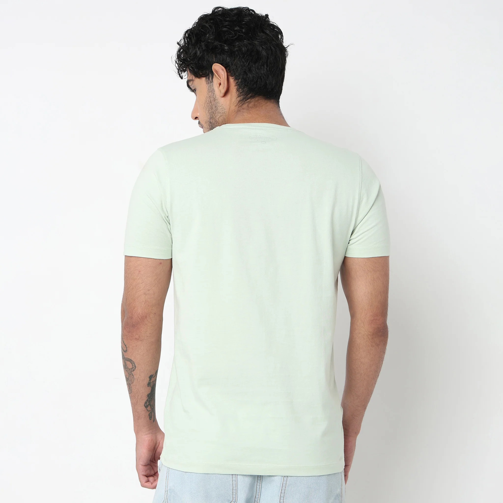 Cotton Crew Neck Graphitee - Image 3