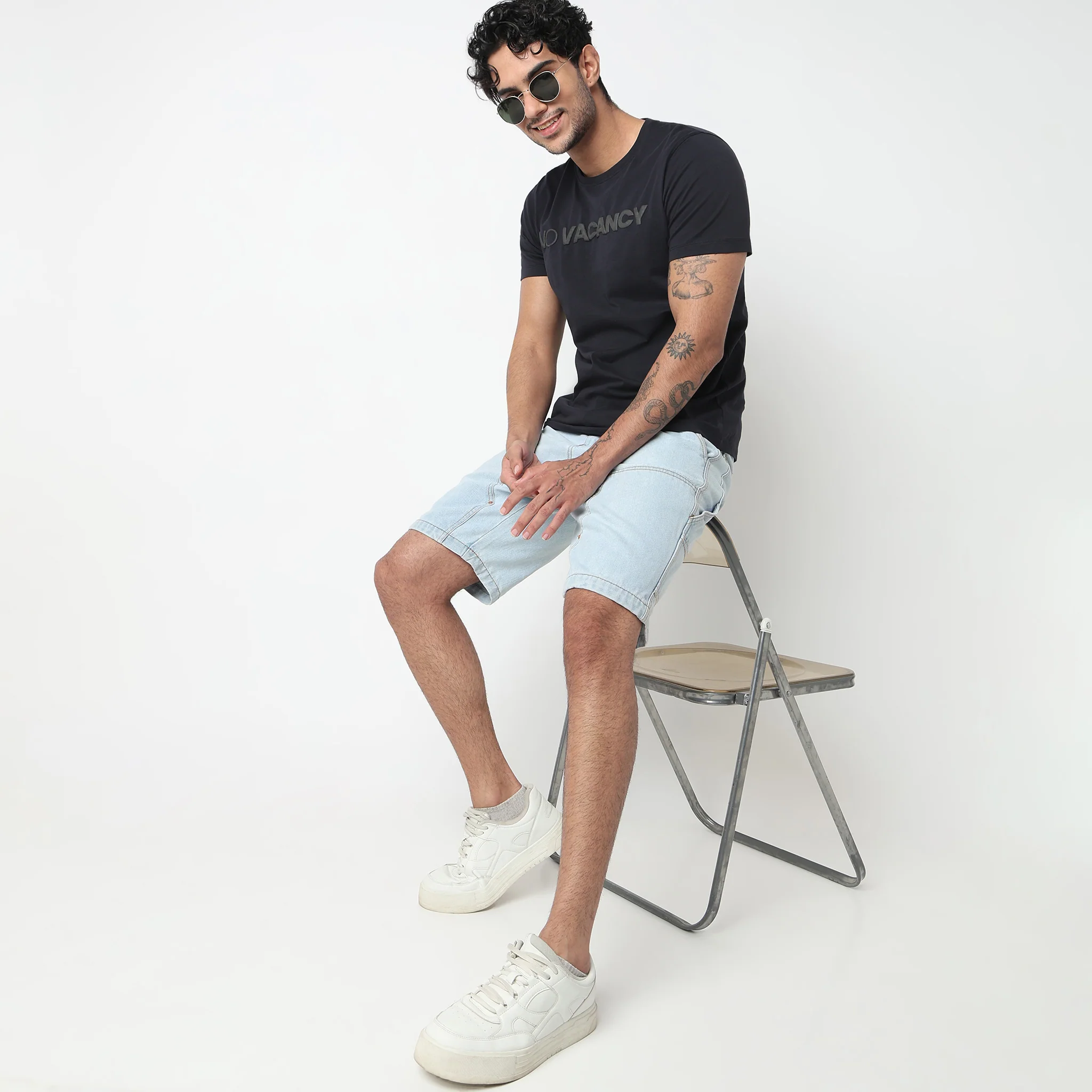 Cotton Crew Neck Graphitee - Image 5