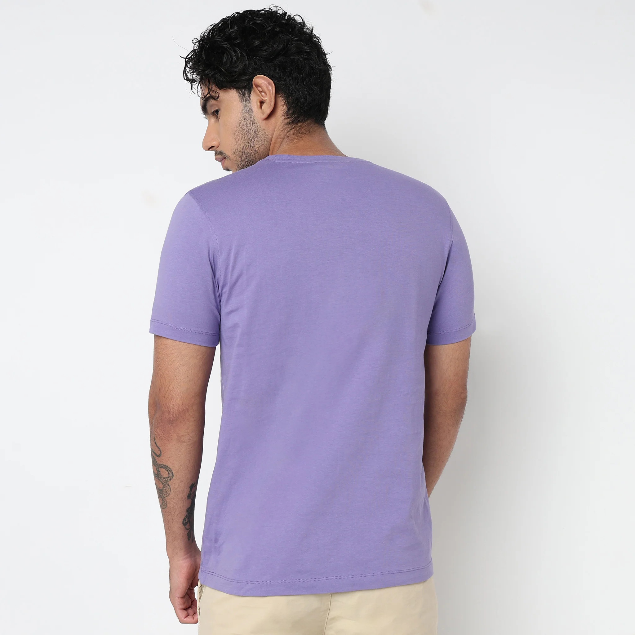 Cotton Crew Neck Graphitee - Image 3