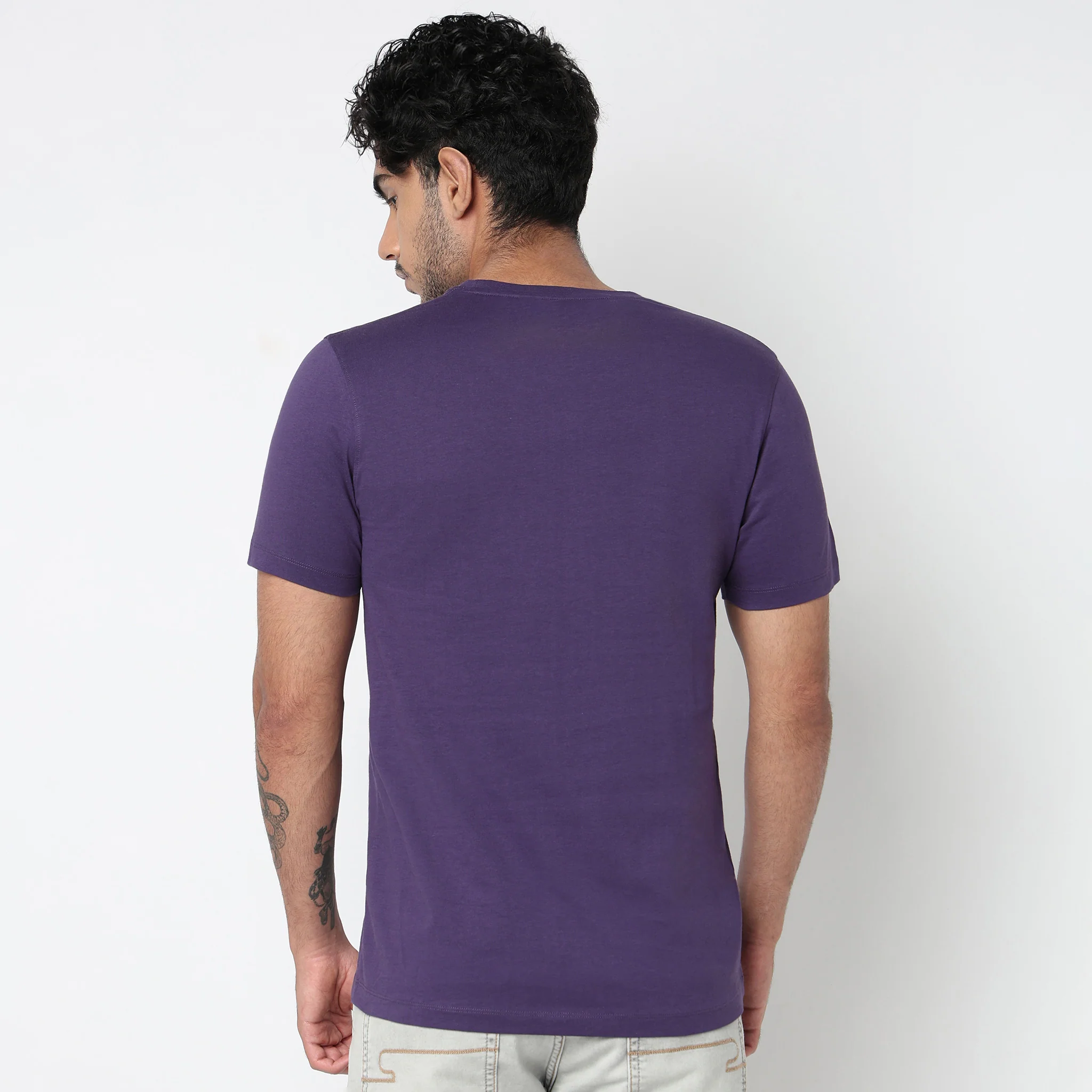 Cotton Crew Neck Graphitee - Image 3