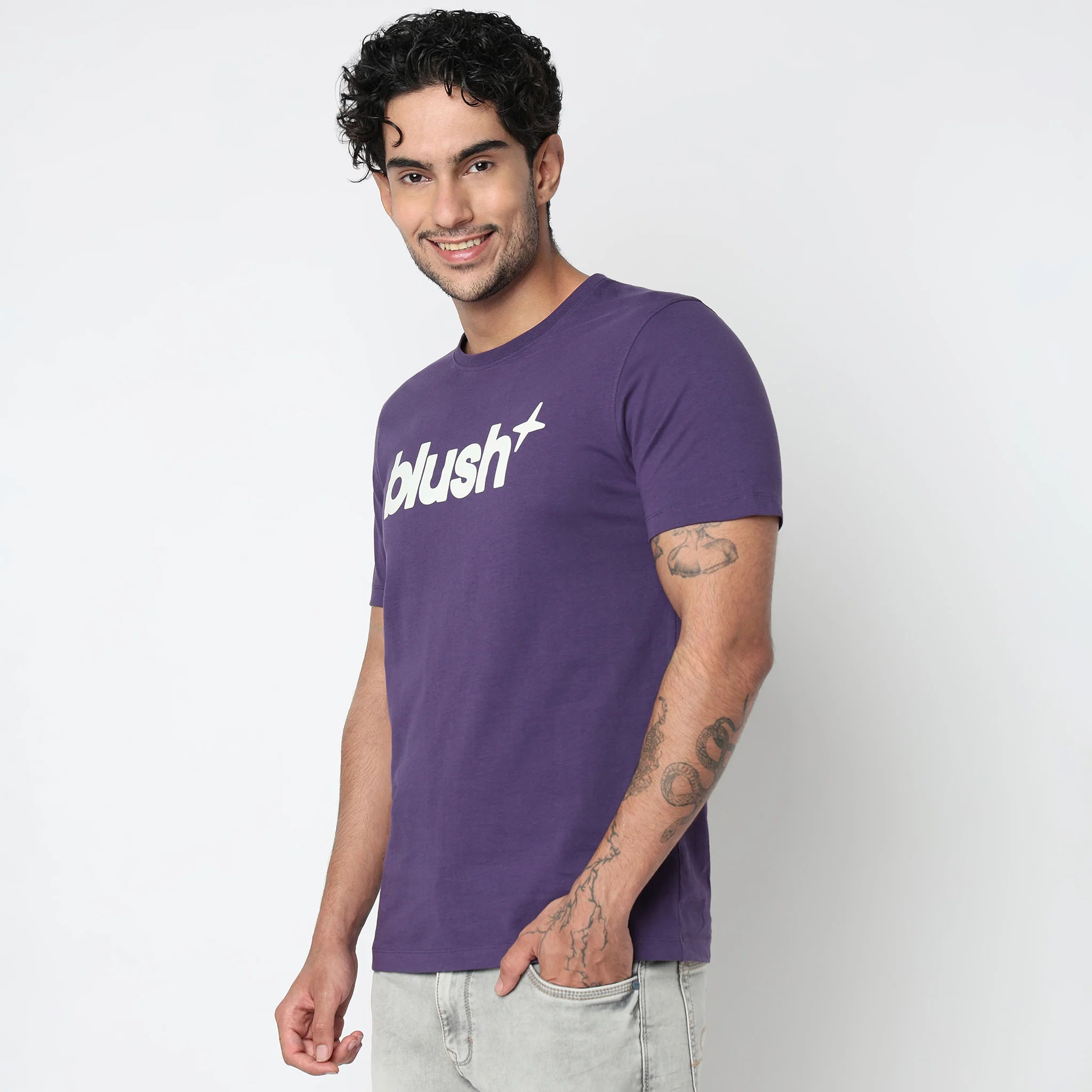 Cotton Crew Neck Graphitee - Image 5