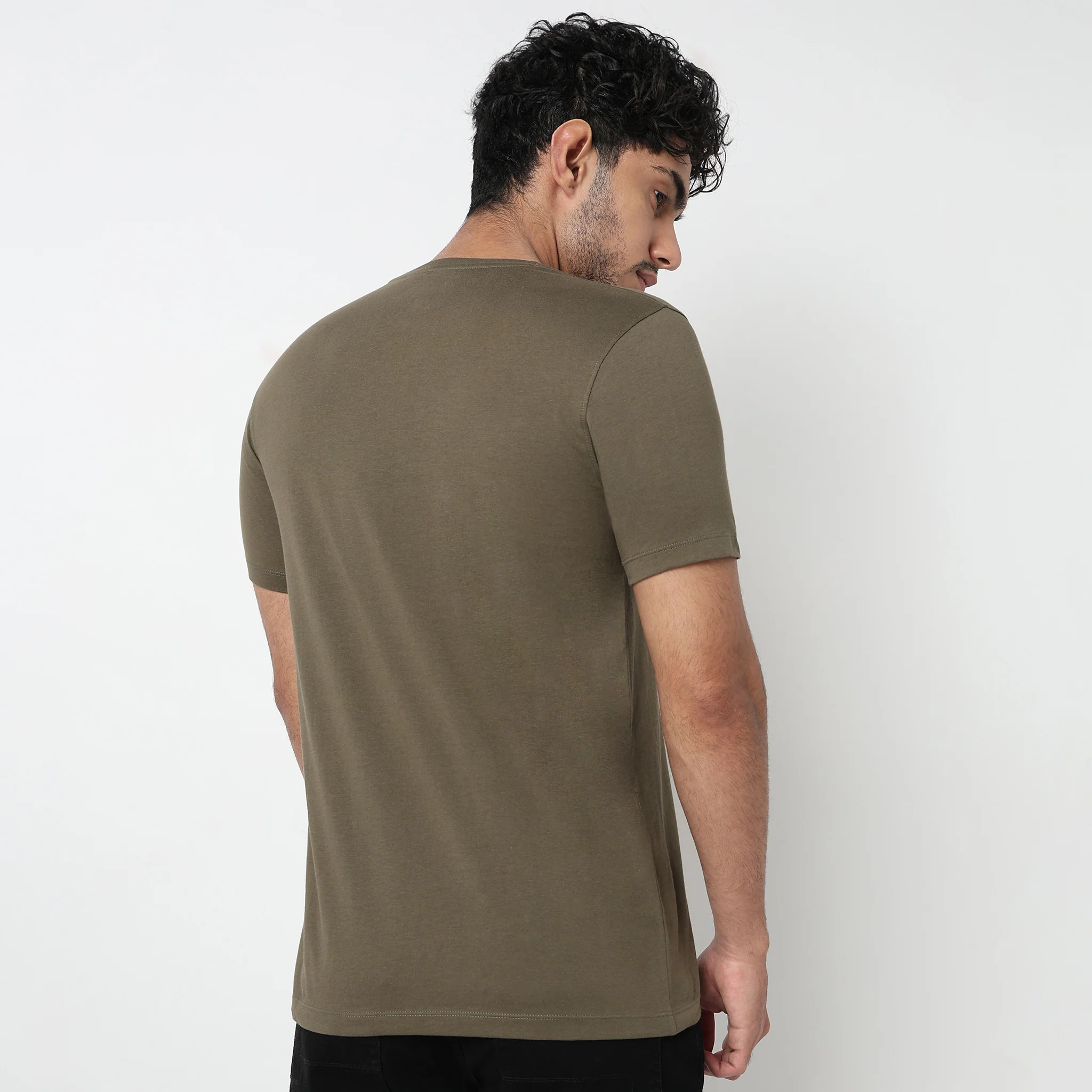 Cotton Crew Neck Graphitee - Image 3