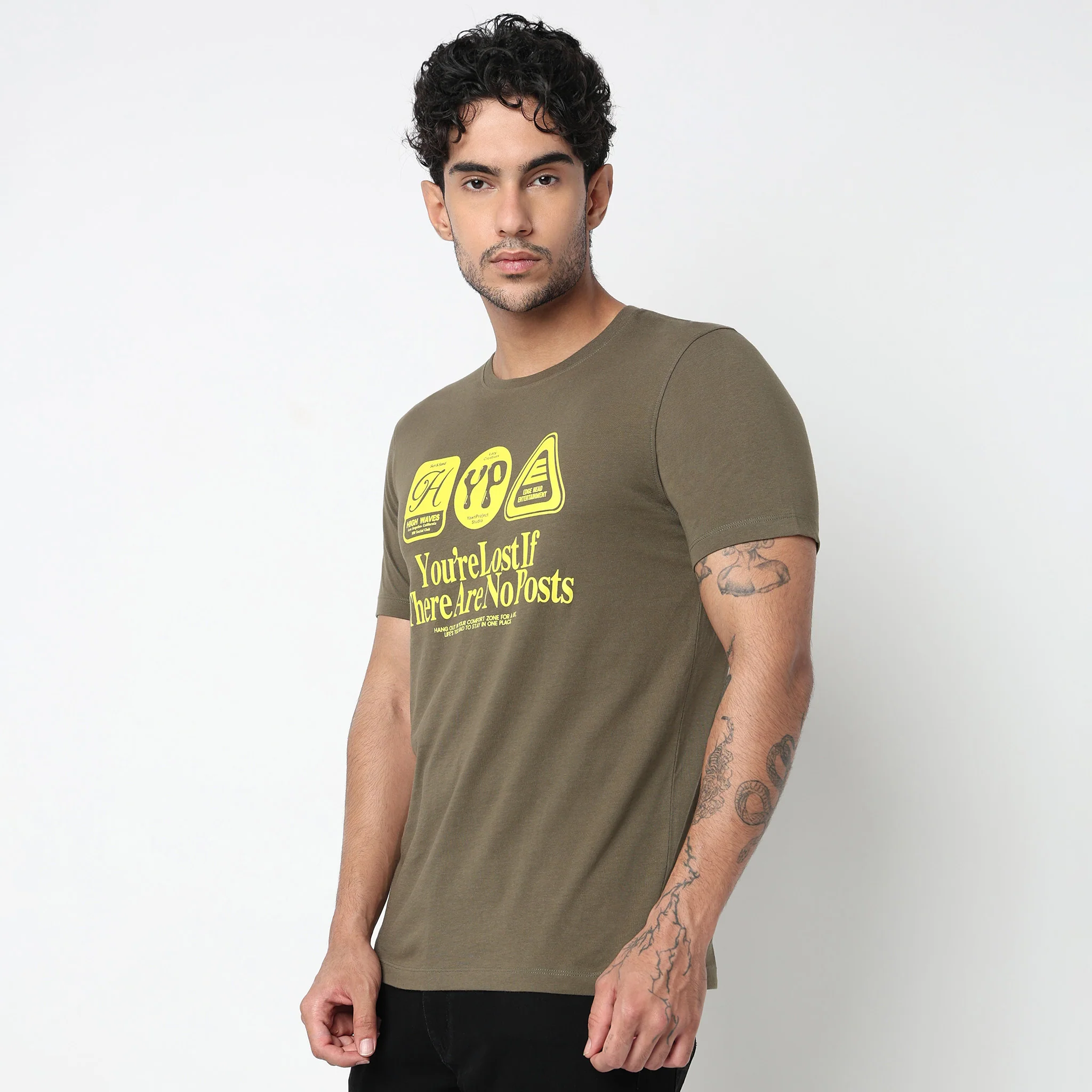 Cotton Crew Neck Graphitee - Image 5