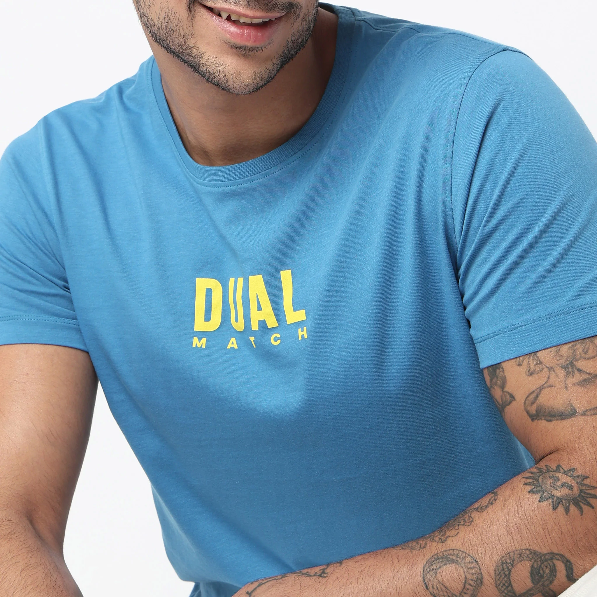 Cotton Crew Neck Graphitee - Image 4