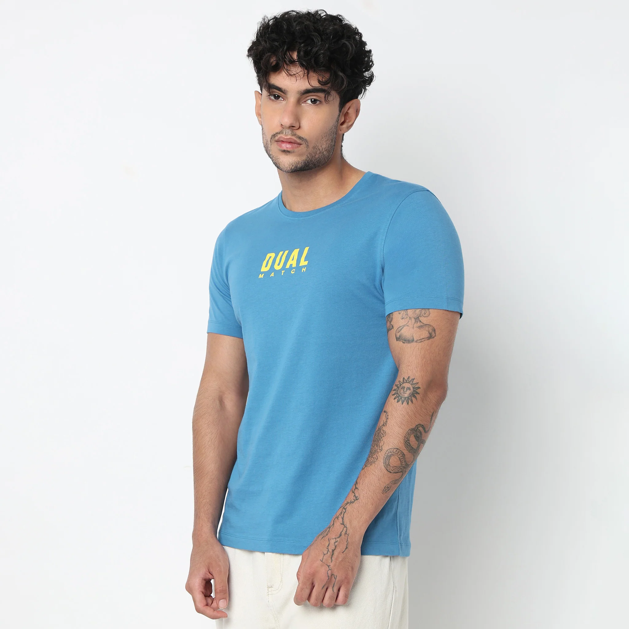 Cotton Crew Neck Graphitee - Image 5