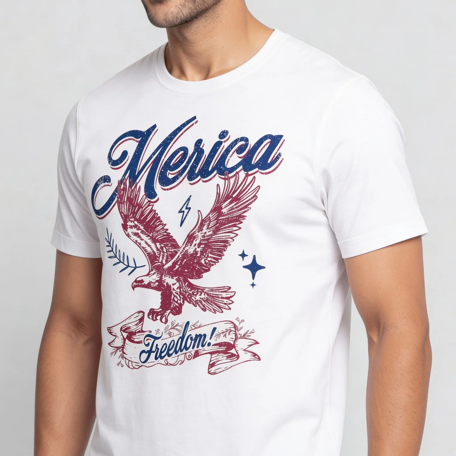 Cotton Crew Neck Graphitee - Image 4