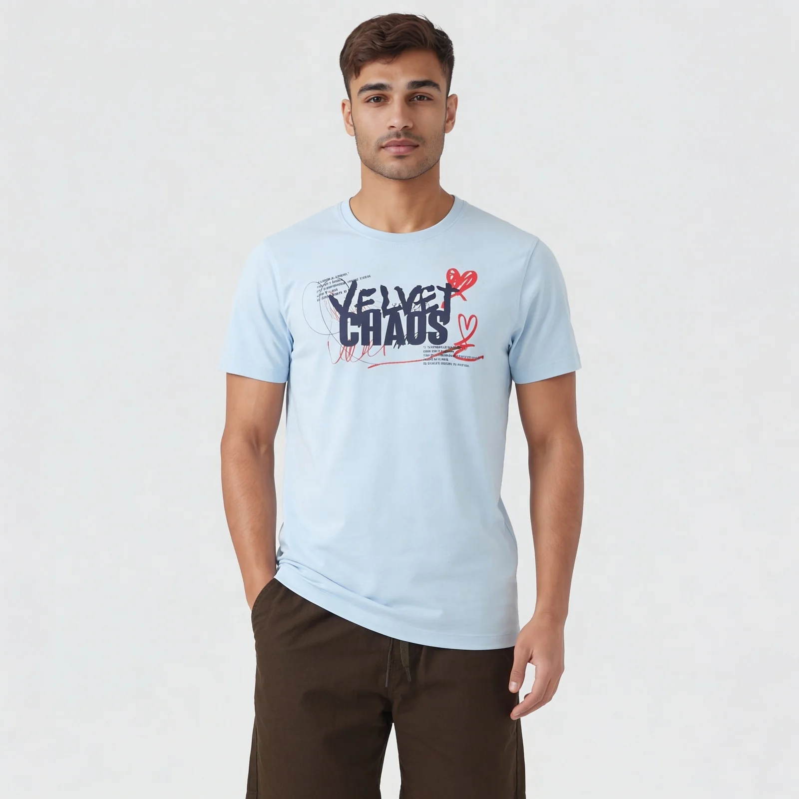 Cotton Crew Neck Graphitee - Image 2