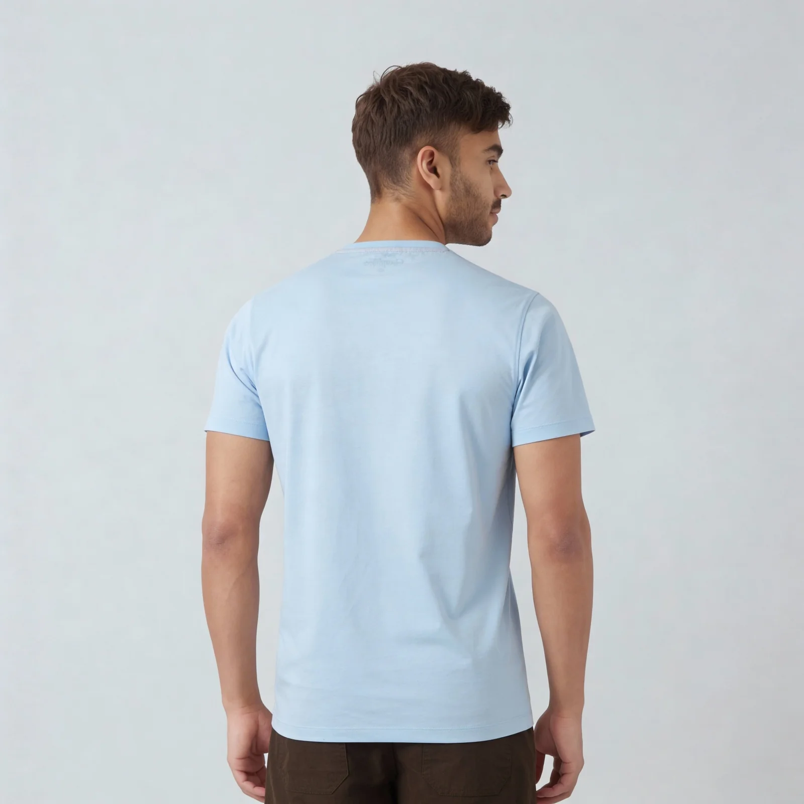 Cotton Crew Neck Graphitee - Image 3