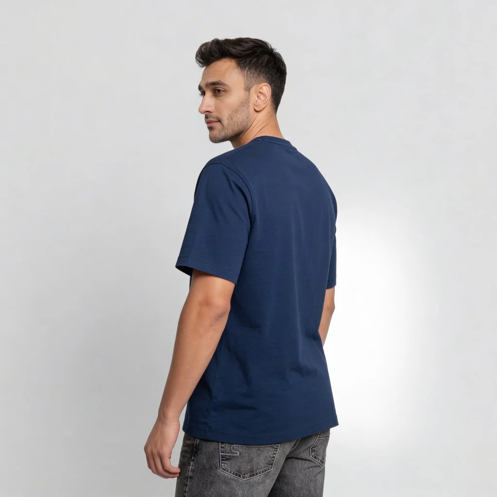 Cotton Crew Neck Graphitee - Image 3