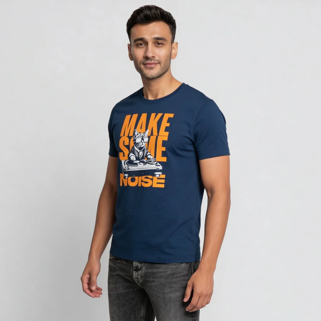 Cotton Crew Neck Graphitee - Image 5