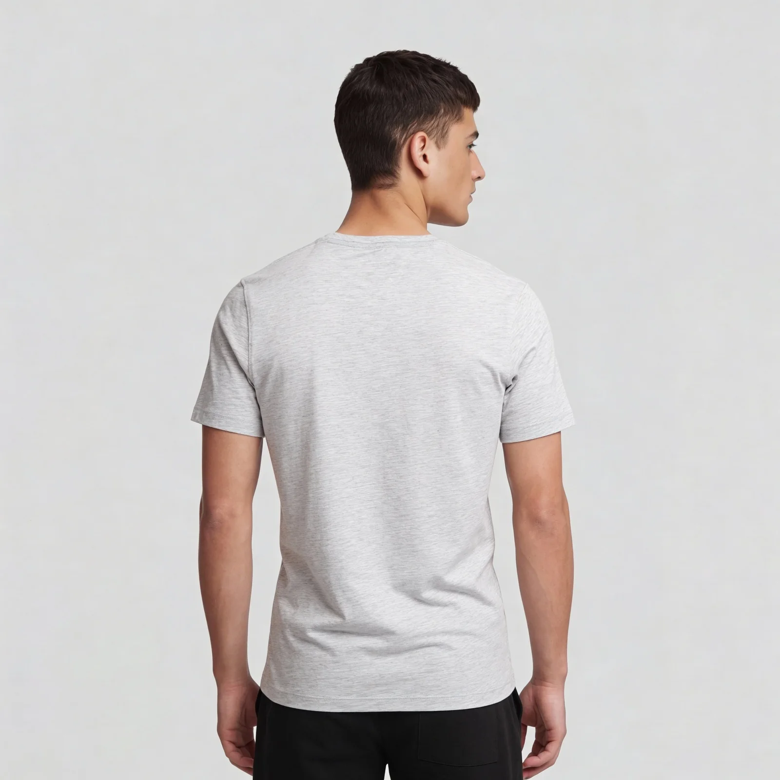 Cotton Crew Neck Graphitee - Image 3